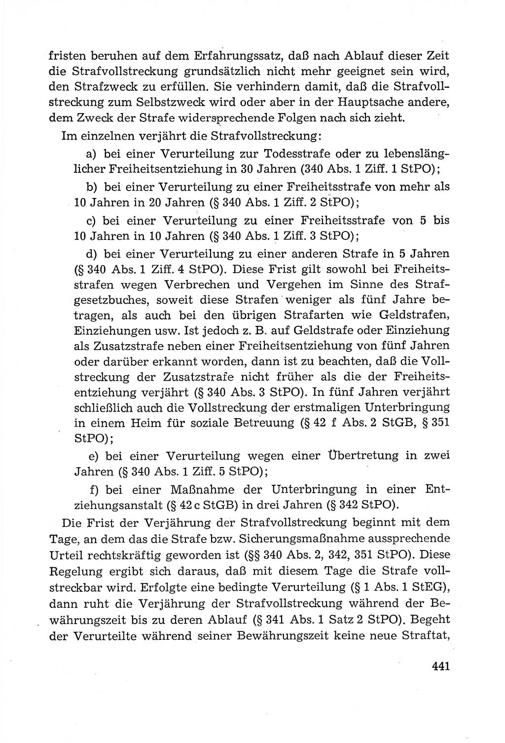 Leitfaden des Strafprozeßrechts der Deutschen Demokratischen Republik (DDR) 1959, Seite 441 (LF StPR DDR 1959, S. 441)