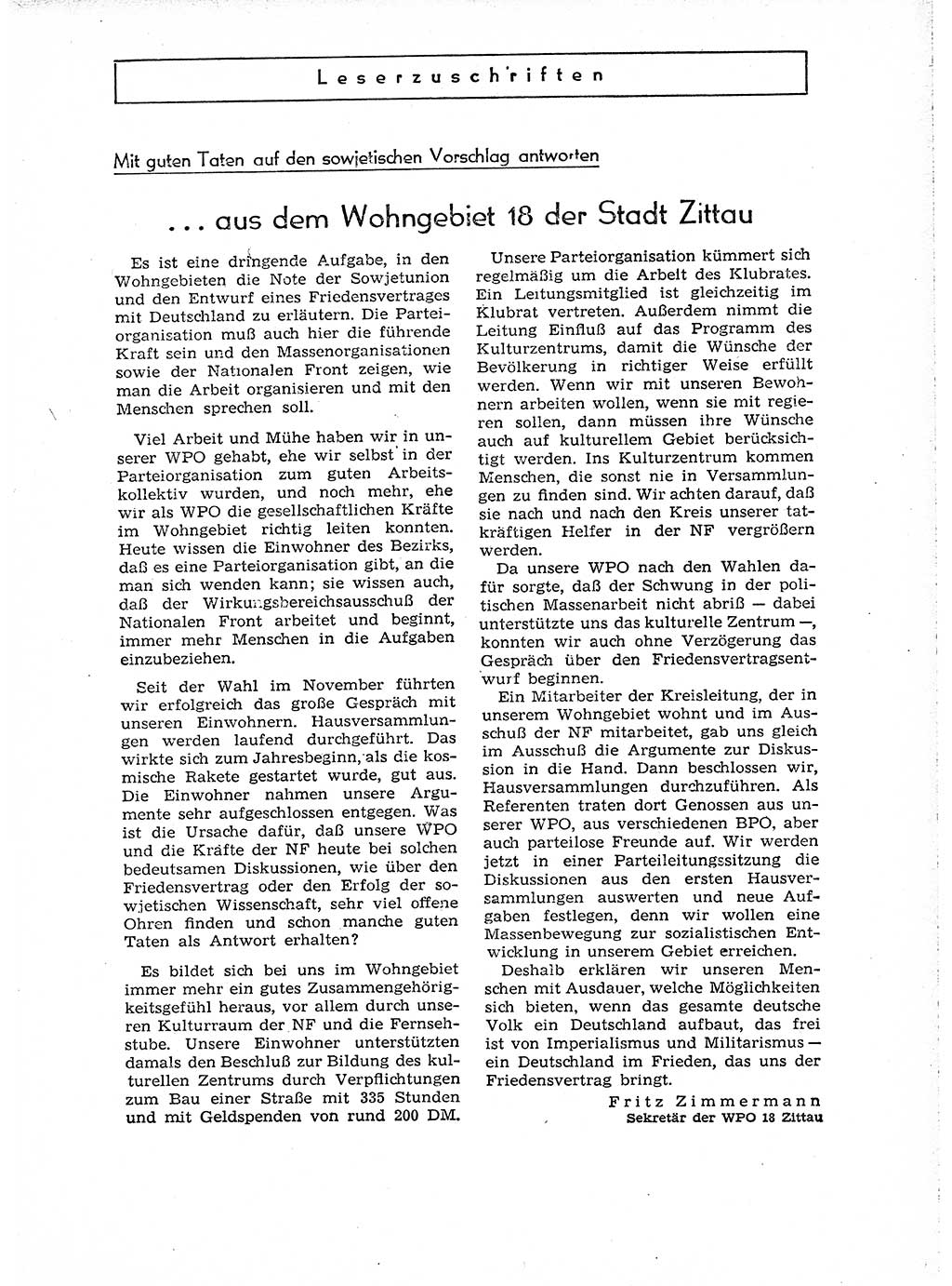 Neuer Weg (NW), Organ des Zentralkomitees (ZK) der SED (Sozialistische Einheitspartei Deutschlands) für Fragen des Parteiaufbaus und des Parteilebens, 14. Jahrgang [Deutsche Demokratische Republik (DDR)] 1959, Seite 187 (NW ZK SED DDR 1959, S. 187)