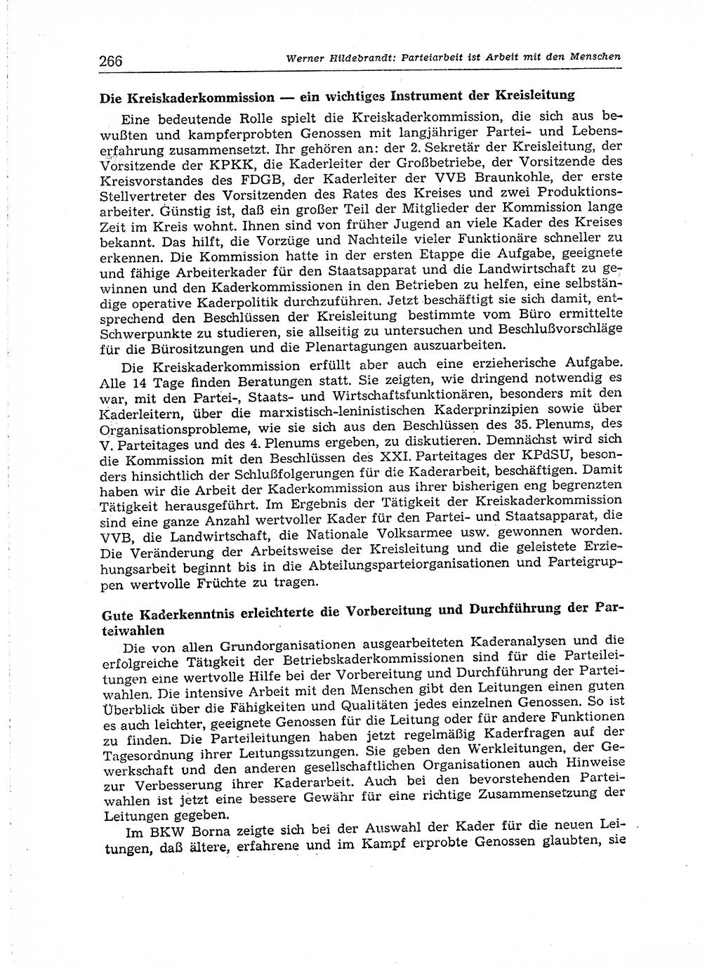 Neuer Weg (NW), Organ des Zentralkomitees (ZK) der SED (Sozialistische Einheitspartei Deutschlands) für Fragen des Parteiaufbaus und des Parteilebens, 14. Jahrgang [Deutsche Demokratische Republik (DDR)] 1959, Seite 266 (NW ZK SED DDR 1959, S. 266)