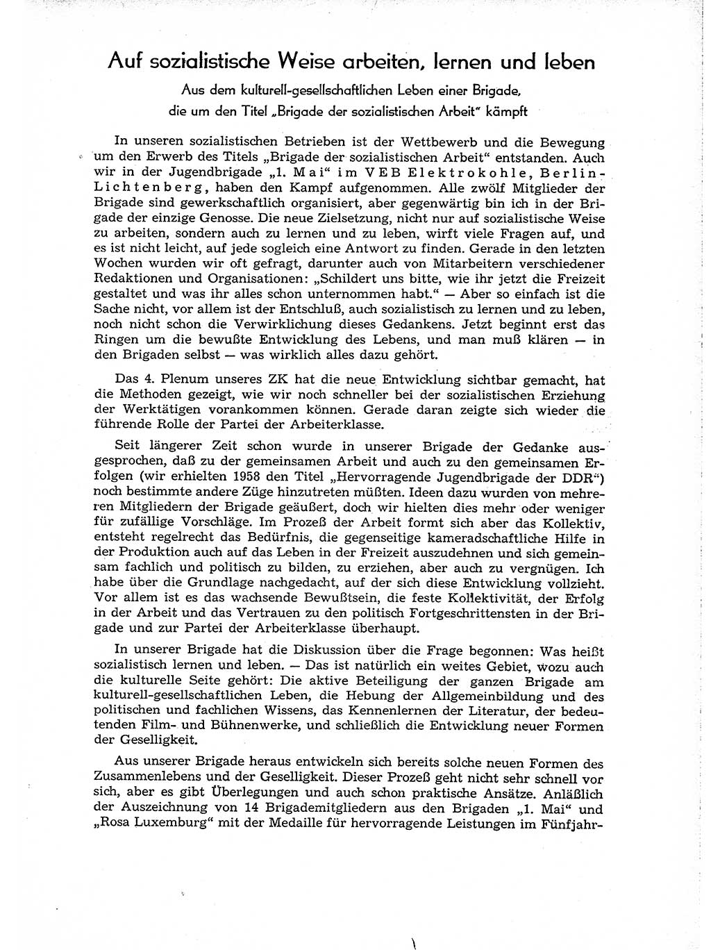 Neuer Weg (NW), Organ des Zentralkomitees (ZK) der SED (Sozialistische Einheitspartei Deutschlands) für Fragen des Parteiaufbaus und des Parteilebens, 14. Jahrgang [Deutsche Demokratische Republik (DDR)] 1959, Seite 269 (NW ZK SED DDR 1959, S. 269)