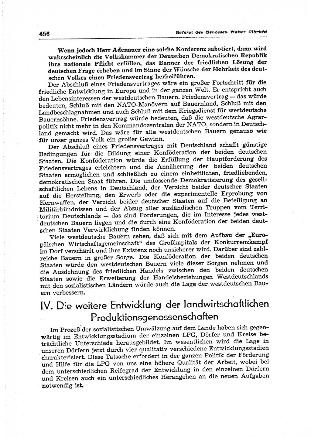 Neuer Weg (NW), Organ des Zentralkomitees (ZK) der SED (Sozialistische Einheitspartei Deutschlands) für Fragen des Parteiaufbaus und des Parteilebens, 14. Jahrgang [Deutsche Demokratische Republik (DDR)] 1959, Seite 456 (NW ZK SED DDR 1959, S. 456)