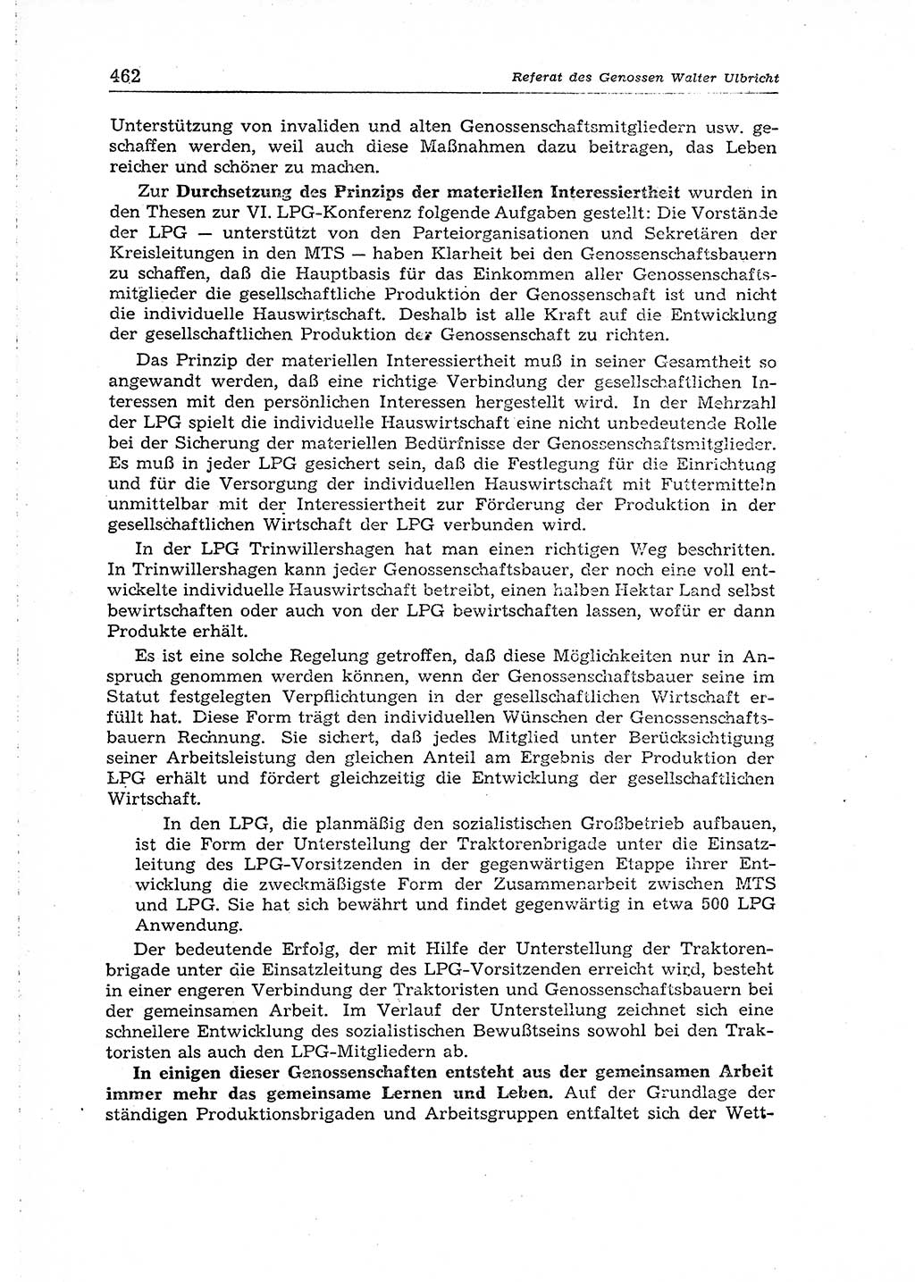 Neuer Weg (NW), Organ des Zentralkomitees (ZK) der SED (Sozialistische Einheitspartei Deutschlands) für Fragen des Parteiaufbaus und des Parteilebens, 14. Jahrgang [Deutsche Demokratische Republik (DDR)] 1959, Seite 462 (NW ZK SED DDR 1959, S. 462)