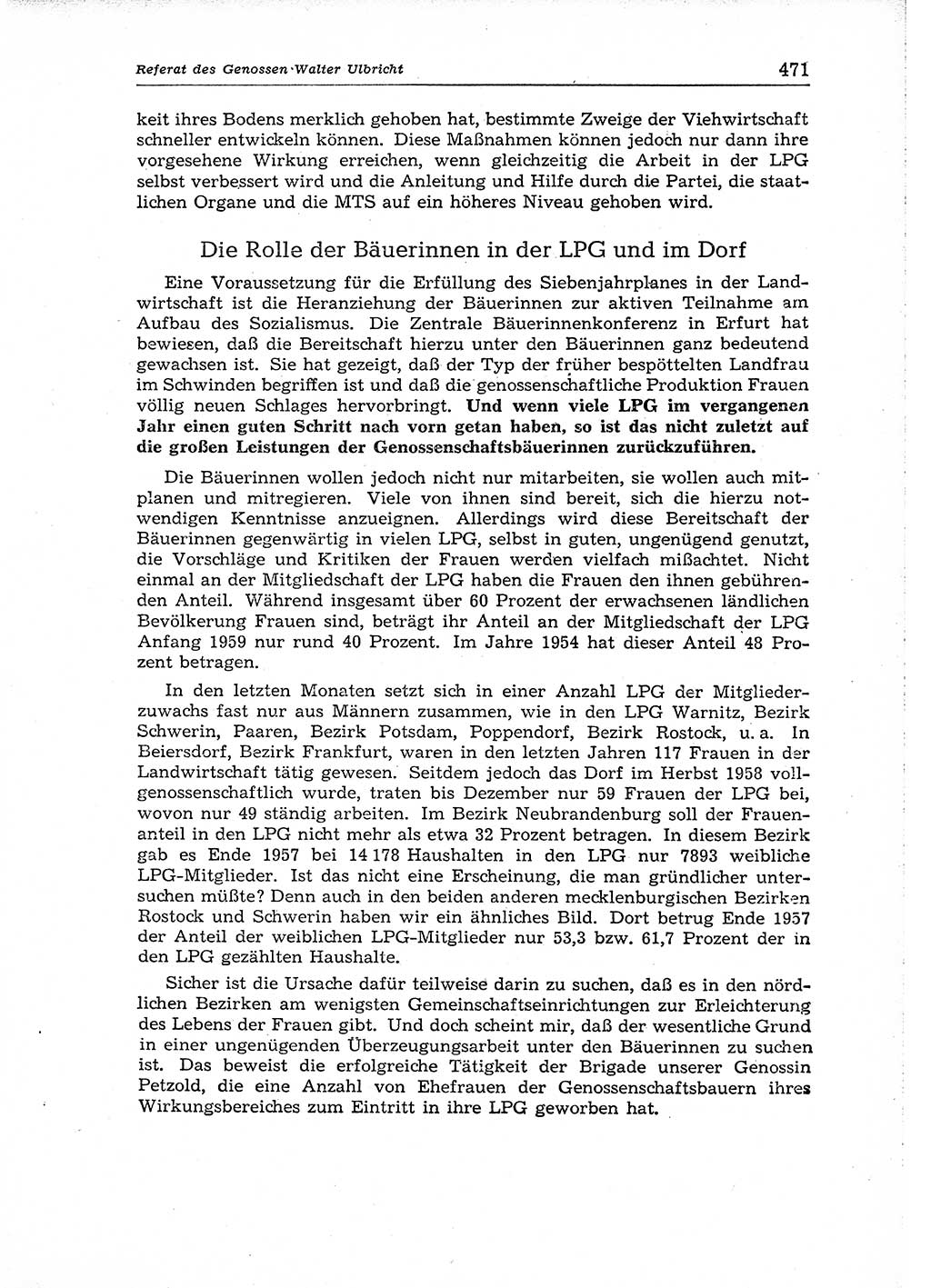 Neuer Weg (NW), Organ des Zentralkomitees (ZK) der SED (Sozialistische Einheitspartei Deutschlands) für Fragen des Parteiaufbaus und des Parteilebens, 14. Jahrgang [Deutsche Demokratische Republik (DDR)] 1959, Seite 471 (NW ZK SED DDR 1959, S. 471)