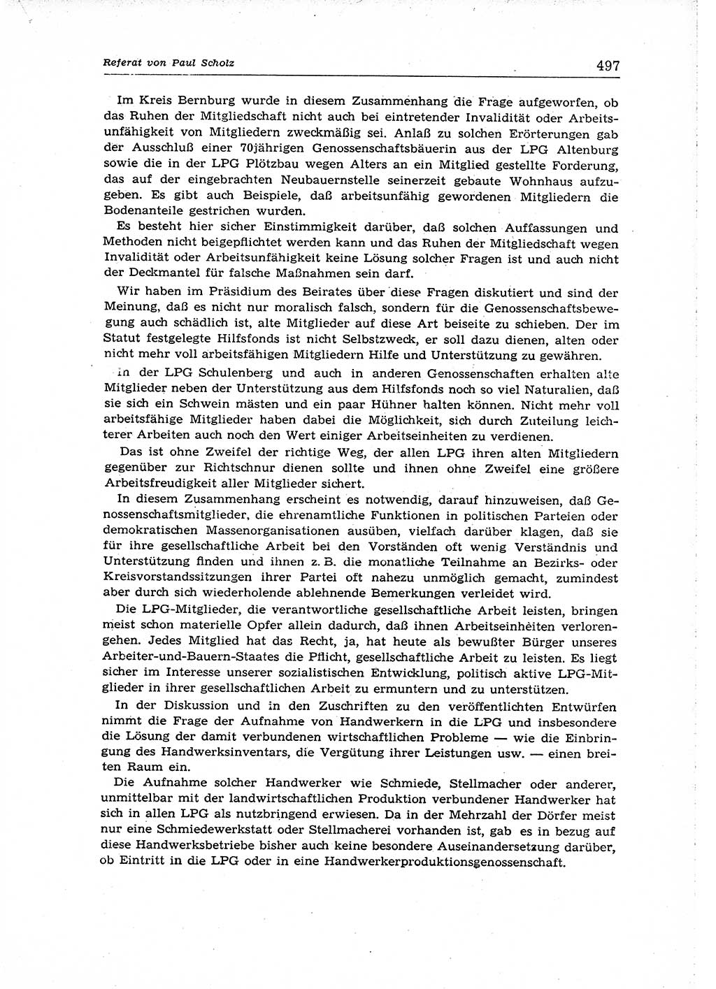 Neuer Weg (NW), Organ des Zentralkomitees (ZK) der SED (Sozialistische Einheitspartei Deutschlands) für Fragen des Parteiaufbaus und des Parteilebens, 14. Jahrgang [Deutsche Demokratische Republik (DDR)] 1959, Seite 497 (NW ZK SED DDR 1959, S. 497)