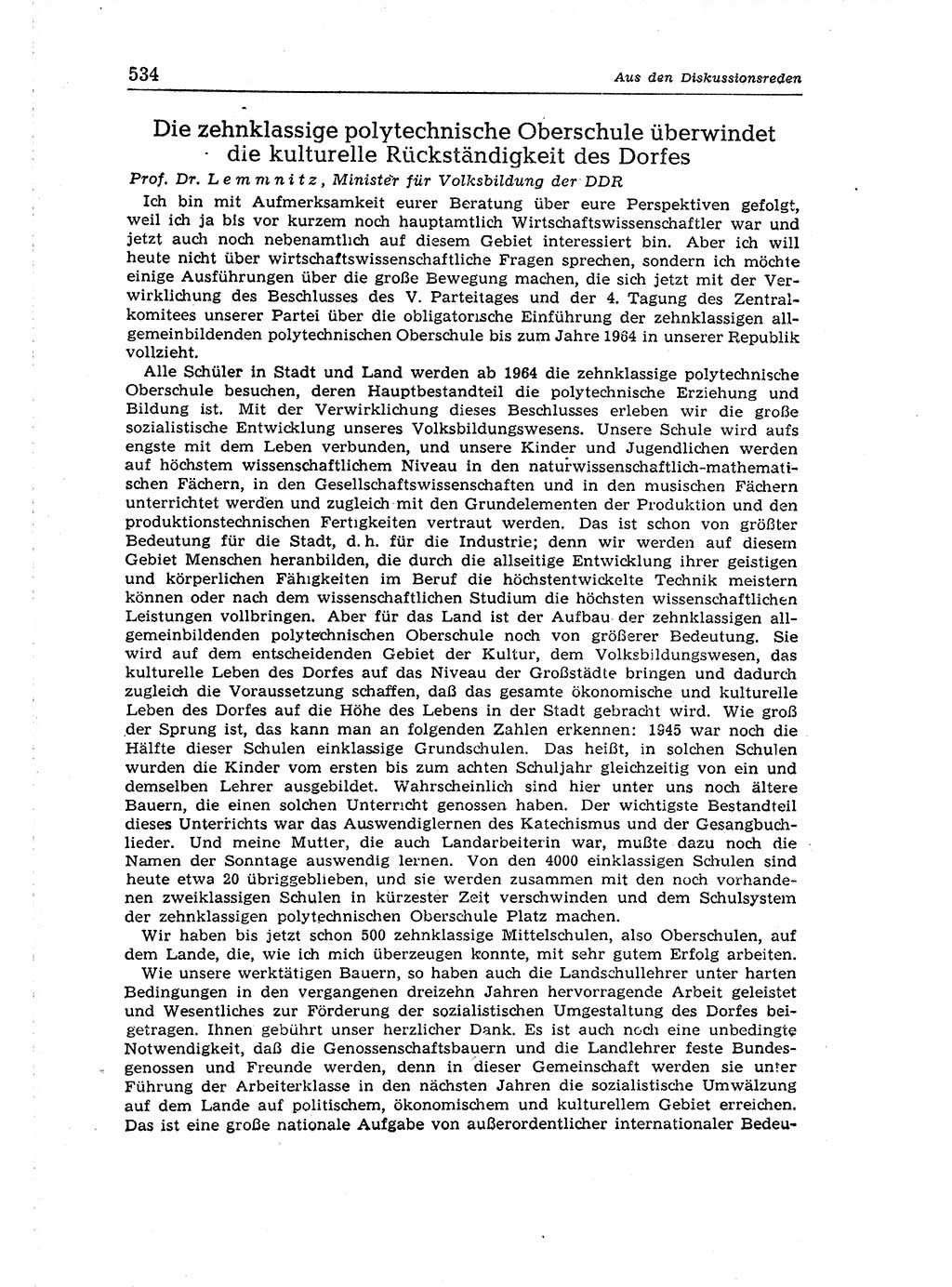 Neuer Weg (NW), Organ des Zentralkomitees (ZK) der SED (Sozialistische Einheitspartei Deutschlands) für Fragen des Parteiaufbaus und des Parteilebens, 14. Jahrgang [Deutsche Demokratische Republik (DDR)] 1959, Seite 534 (NW ZK SED DDR 1959, S. 534)