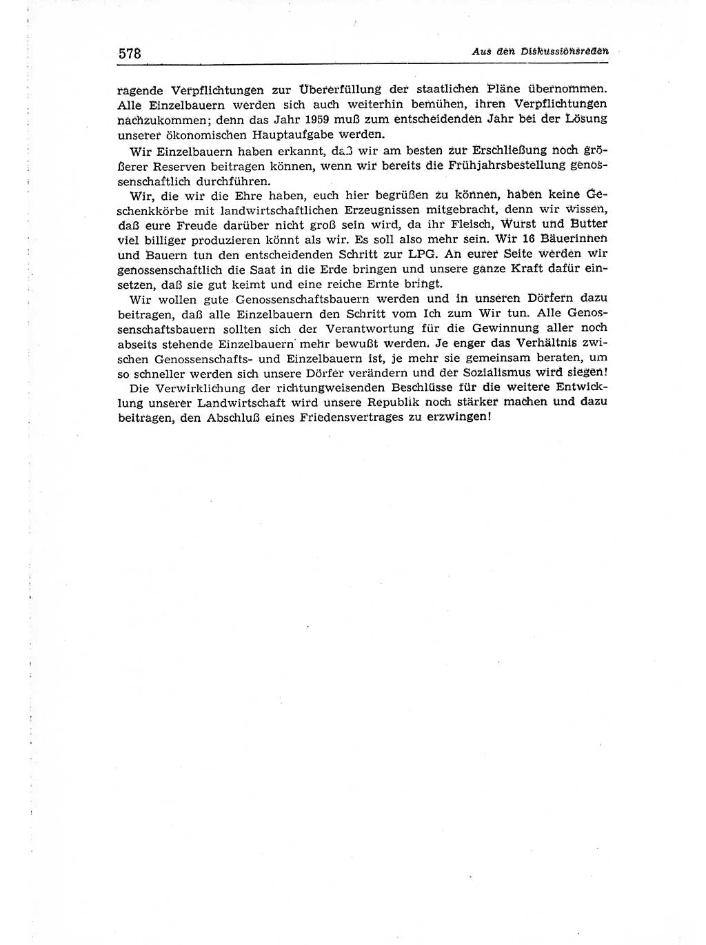 Neuer Weg (NW), Organ des Zentralkomitees (ZK) der SED (Sozialistische Einheitspartei Deutschlands) für Fragen des Parteiaufbaus und des Parteilebens, 14. Jahrgang [Deutsche Demokratische Republik (DDR)] 1959, Seite 578 (NW ZK SED DDR 1959, S. 578)