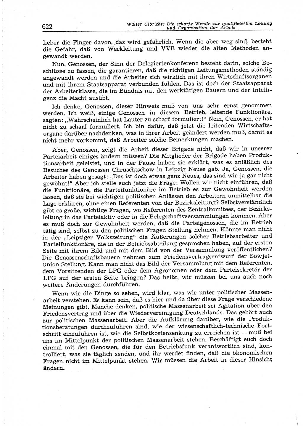 Neuer Weg (NW), Organ des Zentralkomitees (ZK) der SED (Sozialistische Einheitspartei Deutschlands) für Fragen des Parteiaufbaus und des Parteilebens, 14. Jahrgang [Deutsche Demokratische Republik (DDR)] 1959, Seite 622 (NW ZK SED DDR 1959, S. 622)