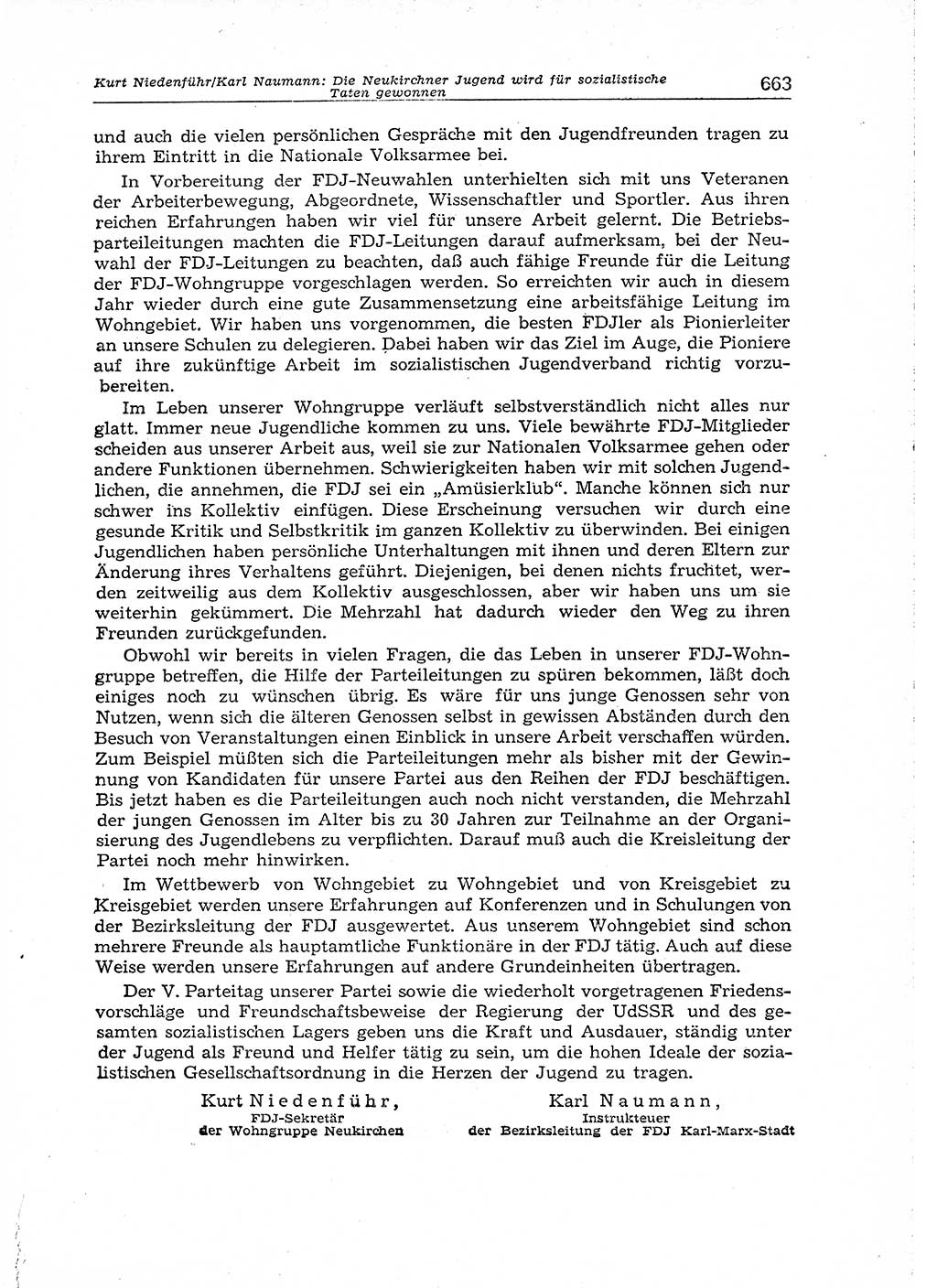 Neuer Weg (NW), Organ des Zentralkomitees (ZK) der SED (Sozialistische Einheitspartei Deutschlands) für Fragen des Parteiaufbaus und des Parteilebens, 14. Jahrgang [Deutsche Demokratische Republik (DDR)] 1959, Seite 663 (NW ZK SED DDR 1959, S. 663)