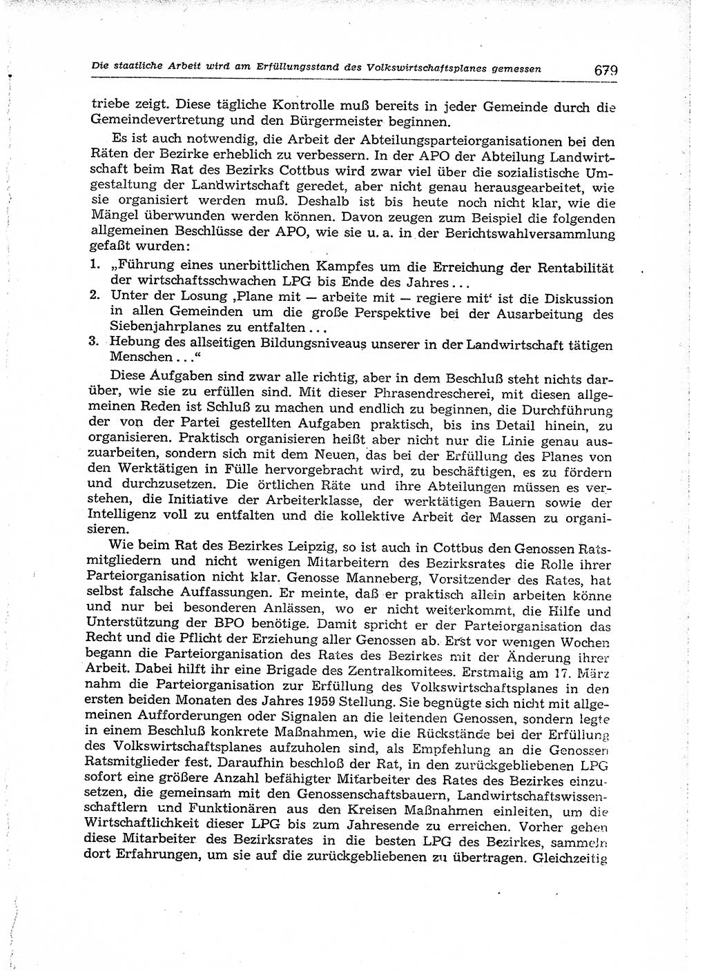 Neuer Weg (NW), Organ des Zentralkomitees (ZK) der SED (Sozialistische Einheitspartei Deutschlands) für Fragen des Parteiaufbaus und des Parteilebens, 14. Jahrgang [Deutsche Demokratische Republik (DDR)] 1959, Seite 679 (NW ZK SED DDR 1959, S. 679)