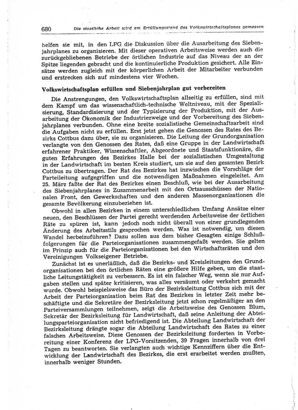 Neuer Weg (NW), Organ des Zentralkomitees (ZK) der SED (Sozialistische Einheitspartei Deutschlands) für Fragen des Parteiaufbaus und des Parteilebens, 14. Jahrgang [Deutsche Demokratische Republik (DDR)] 1959, Seite 680 (NW ZK SED DDR 1959, S. 680)