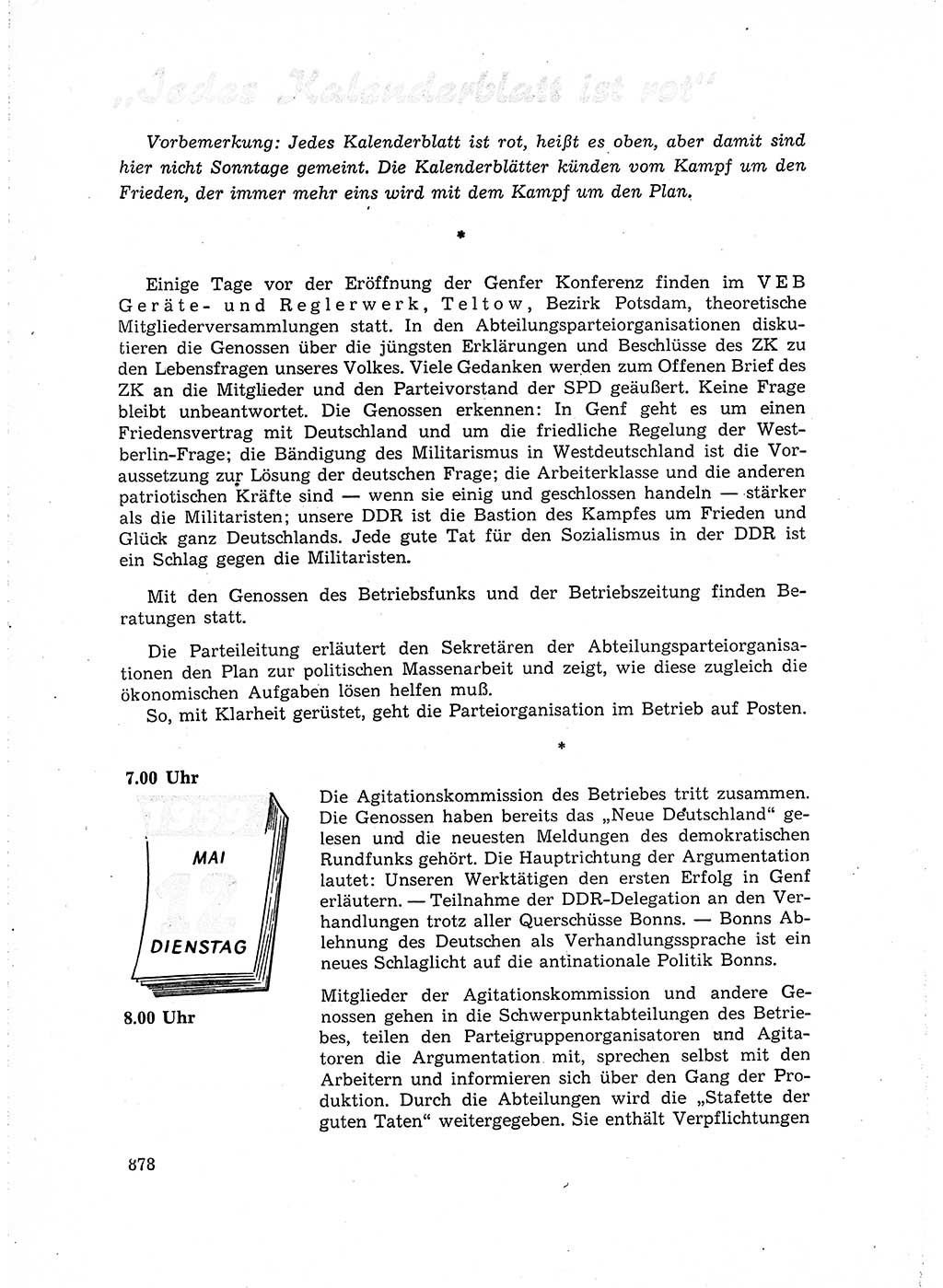 Neuer Weg (NW), Organ des Zentralkomitees (ZK) der SED (Sozialistische Einheitspartei Deutschlands) für Fragen des Parteiaufbaus und des Parteilebens, 14. Jahrgang [Deutsche Demokratische Republik (DDR)] 1959, Seite 878 (NW ZK SED DDR 1959, S. 878)