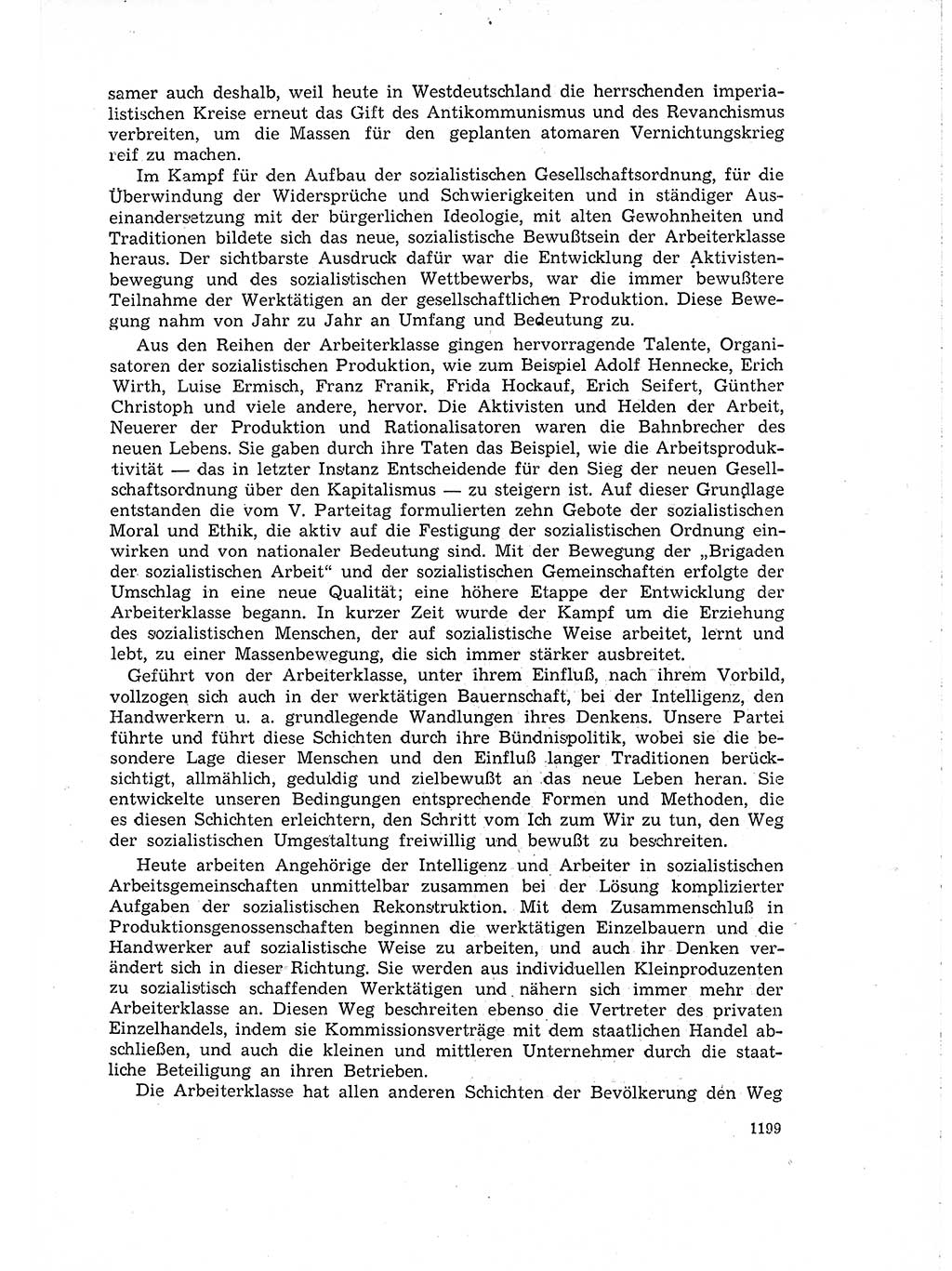 Neuer Weg (NW), Organ des Zentralkomitees (ZK) der SED (Sozialistische Einheitspartei Deutschlands) für Fragen des Parteiaufbaus und des Parteilebens, 14. Jahrgang [Deutsche Demokratische Republik (DDR)] 1959, Seite 1199 (NW ZK SED DDR 1959, S. 1199)