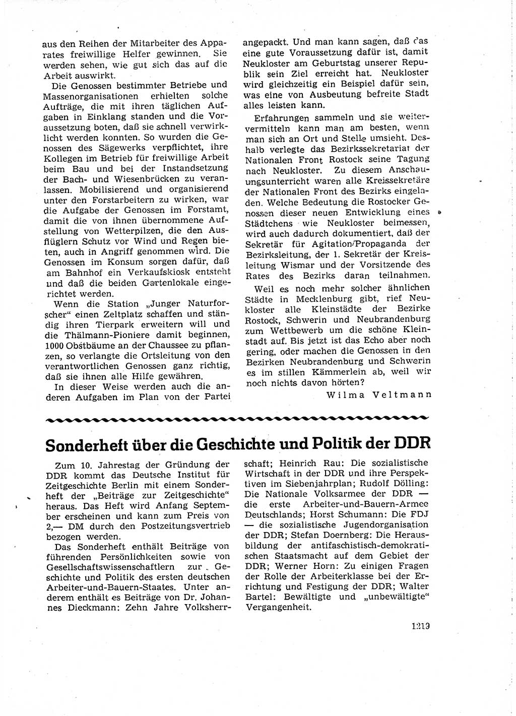 Neuer Weg (NW), Organ des Zentralkomitees (ZK) der SED (Sozialistische Einheitspartei Deutschlands) für Fragen des Parteiaufbaus und des Parteilebens, 14. Jahrgang [Deutsche Demokratische Republik (DDR)] 1959, Seite 1219 (NW ZK SED DDR 1959, S. 1219)