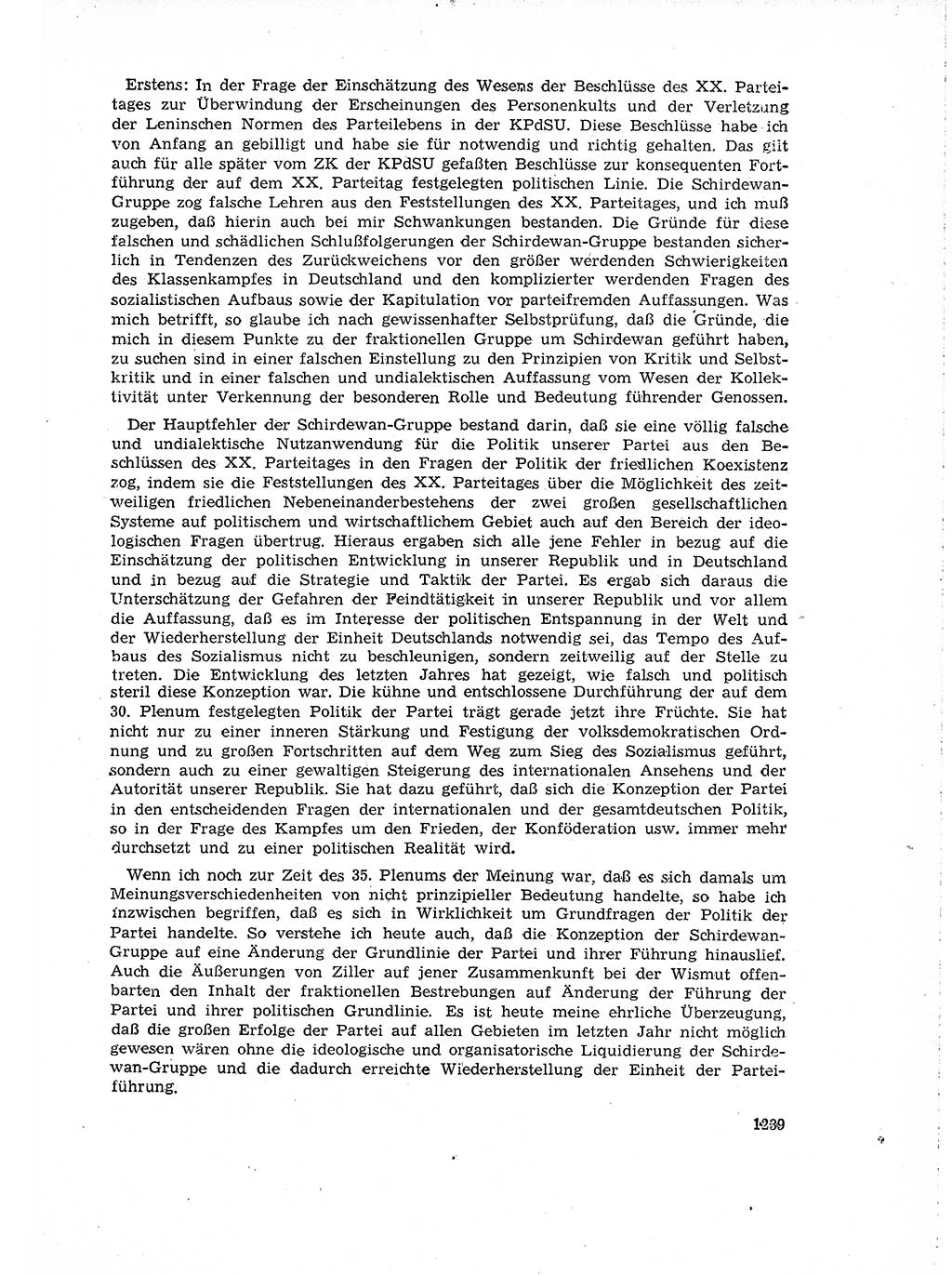 Neuer Weg (NW), Organ des Zentralkomitees (ZK) der SED (Sozialistische Einheitspartei Deutschlands) für Fragen des Parteiaufbaus und des Parteilebens, 14. Jahrgang [Deutsche Demokratische Republik (DDR)] 1959, Seite 1239 (NW ZK SED DDR 1959, S. 1239)