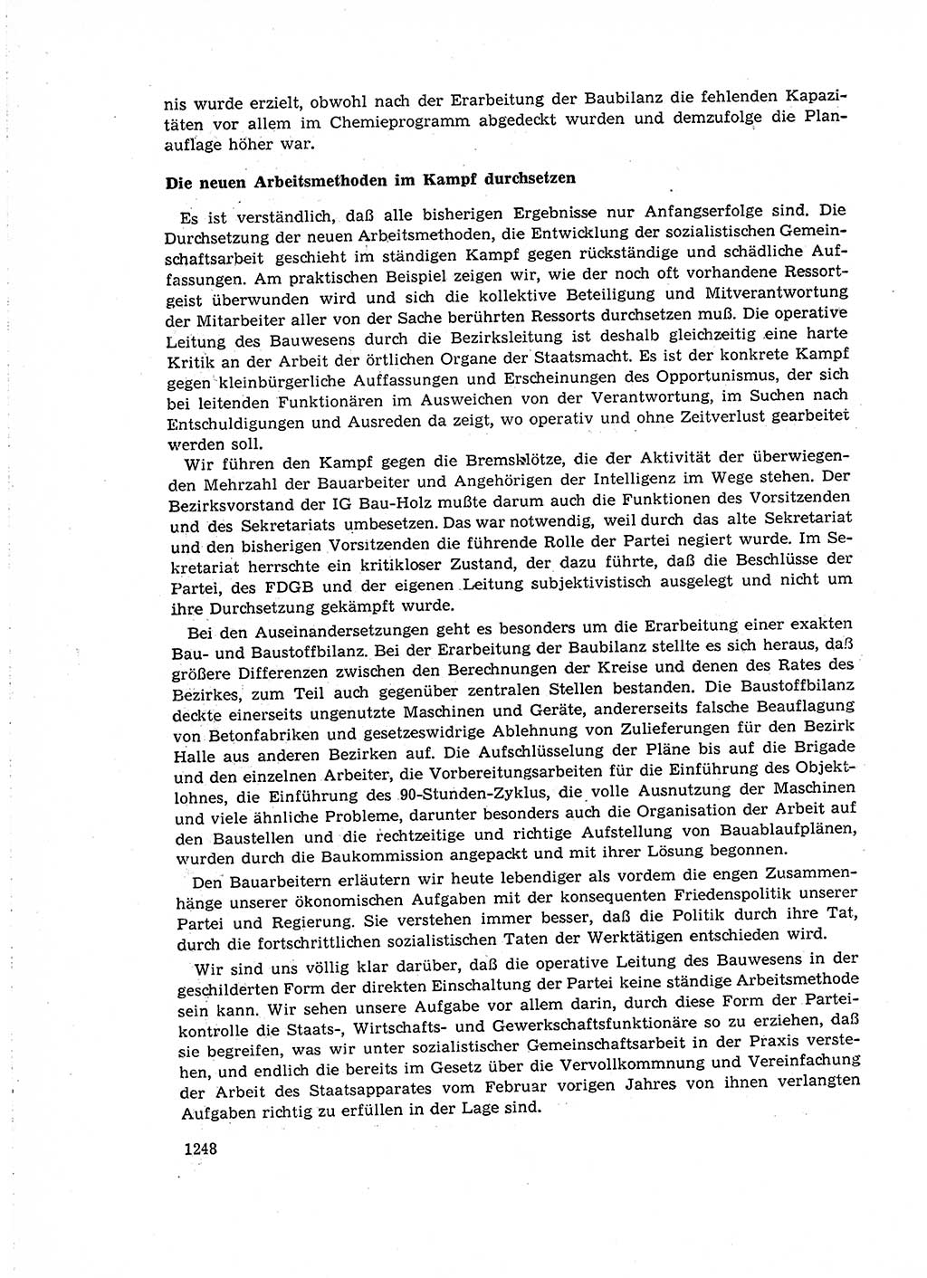 Neuer Weg (NW), Organ des Zentralkomitees (ZK) der SED (Sozialistische Einheitspartei Deutschlands) für Fragen des Parteiaufbaus und des Parteilebens, 14. Jahrgang [Deutsche Demokratische Republik (DDR)] 1959, Seite 1248 (NW ZK SED DDR 1959, S. 1248)