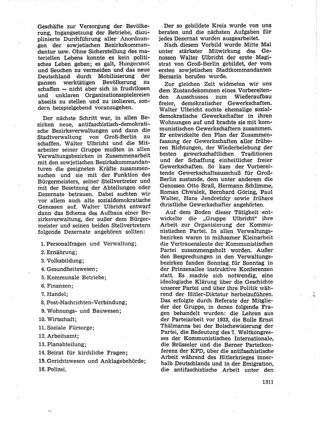 Neuer Weg (NW), Organ des Zentralkomitees (ZK) der SED (Sozialistische Einheitspartei Deutschlands) für Fragen des Parteiaufbaus und des Parteilebens, 14. Jahrgang [Deutsche Demokratische Republik (DDR)] 1959, Seite 1311 (NW ZK SED DDR 1959, S. 1311)