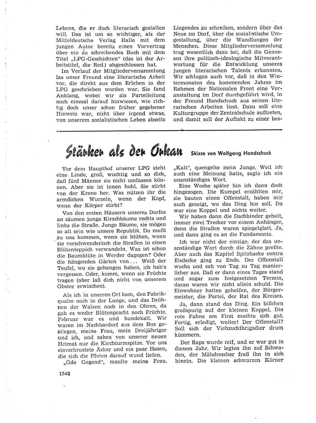 Neuer Weg (NW), Organ des Zentralkomitees (ZK) der SED (Sozialistische Einheitspartei Deutschlands) für Fragen des Parteiaufbaus und des Parteilebens, 14. Jahrgang [Deutsche Demokratische Republik (DDR)] 1959, Seite 1542 (NW ZK SED DDR 1959, S. 1542)