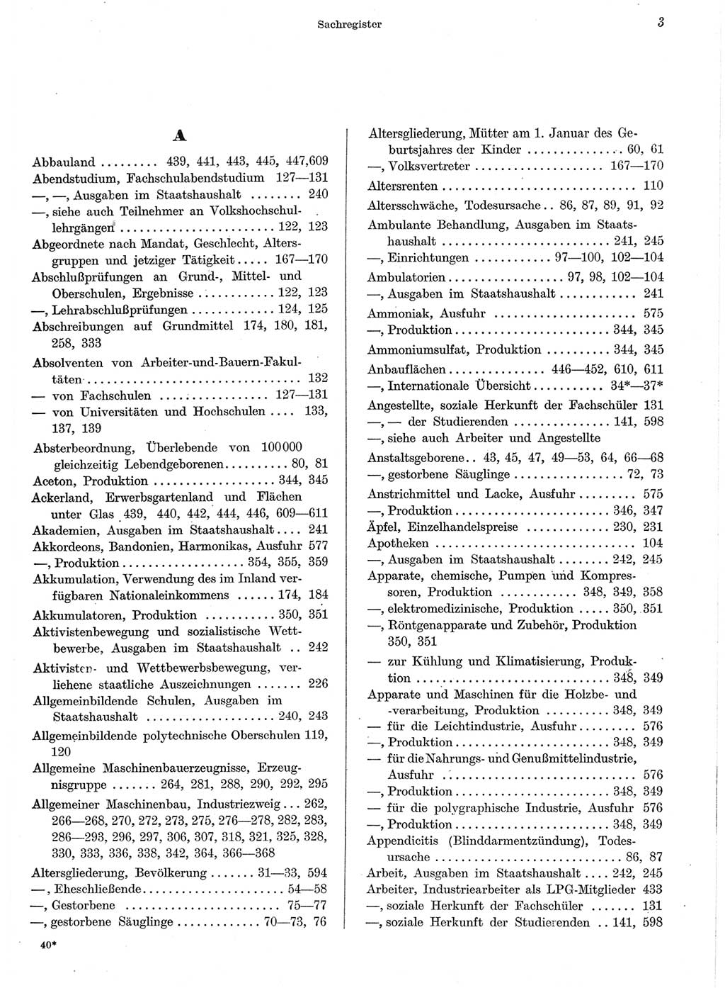 Statistisches Jahrbuch der Deutschen Demokratischen Republik (DDR) 1959, Seite 3 (Stat. Jb. DDR 1959, S. 3)