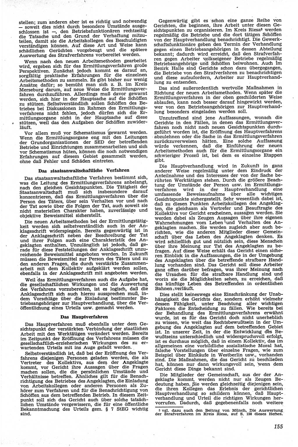 Neue Justiz (NJ), Zeitschrift für Recht und Rechtswissenschaft [Deutsche Demokratische Republik (DDR)], 13. Jahrgang 1959, Seite 155 (NJ DDR 1959, S. 155)