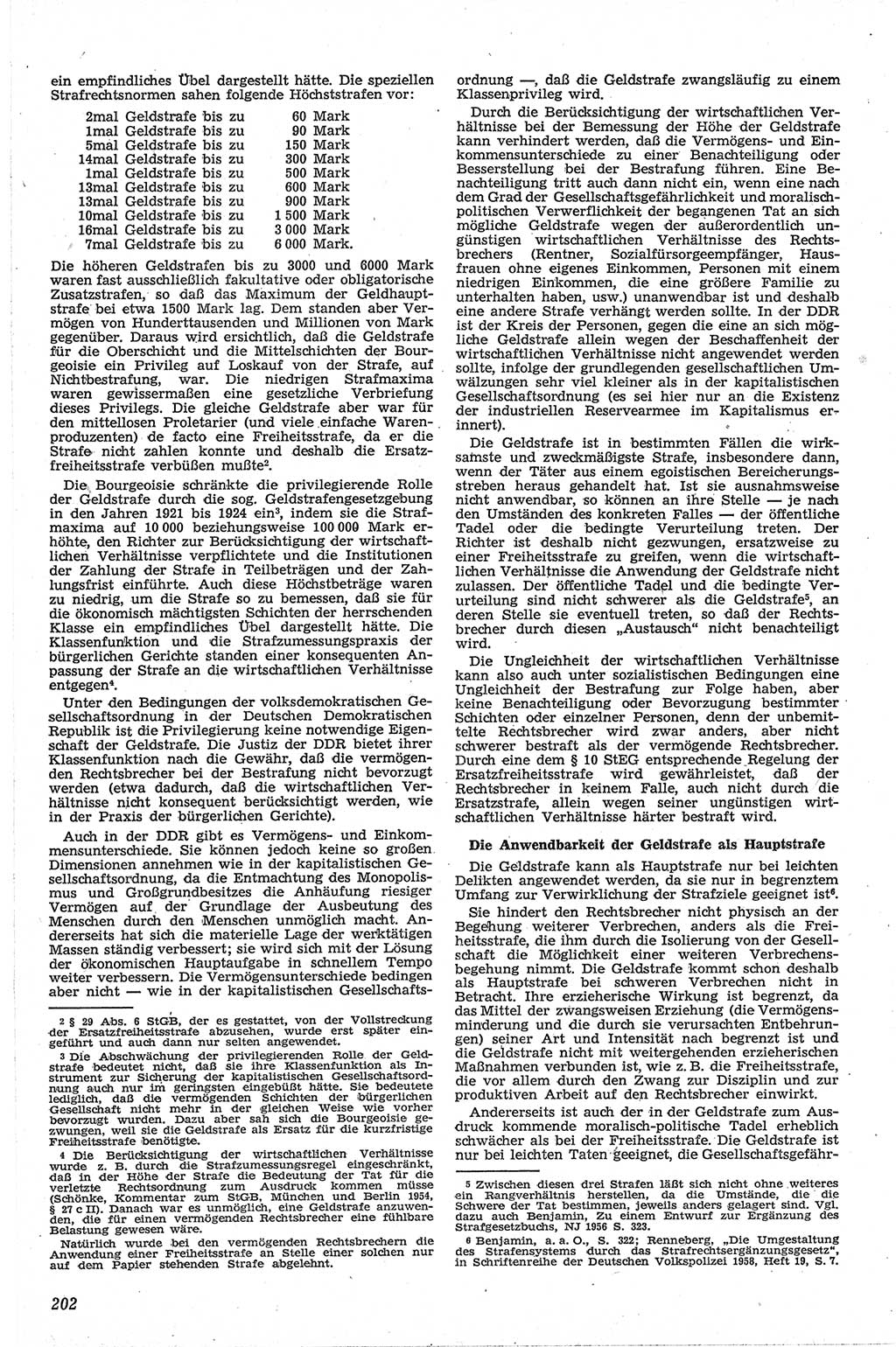 Neue Justiz (NJ), Zeitschrift für Recht und Rechtswissenschaft [Deutsche Demokratische Republik (DDR)], 13. Jahrgang 1959, Seite 202 (NJ DDR 1959, S. 202)