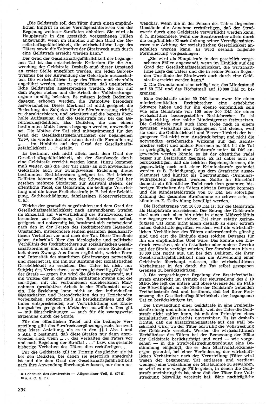 Neue Justiz (NJ), Zeitschrift für Recht und Rechtswissenschaft [Deutsche Demokratische Republik (DDR)], 13. Jahrgang 1959, Seite 204 (NJ DDR 1959, S. 204)