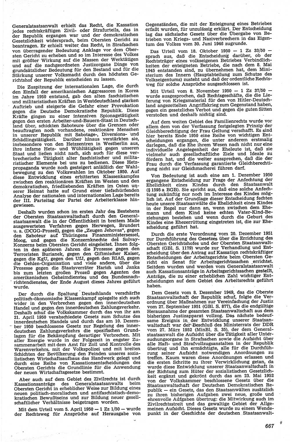 Neue Justiz (NJ), Zeitschrift für Recht und Rechtswissenschaft [Deutsche Demokratische Republik (DDR)], 13. Jahrgang 1959, Seite 667 (NJ DDR 1959, S. 667)