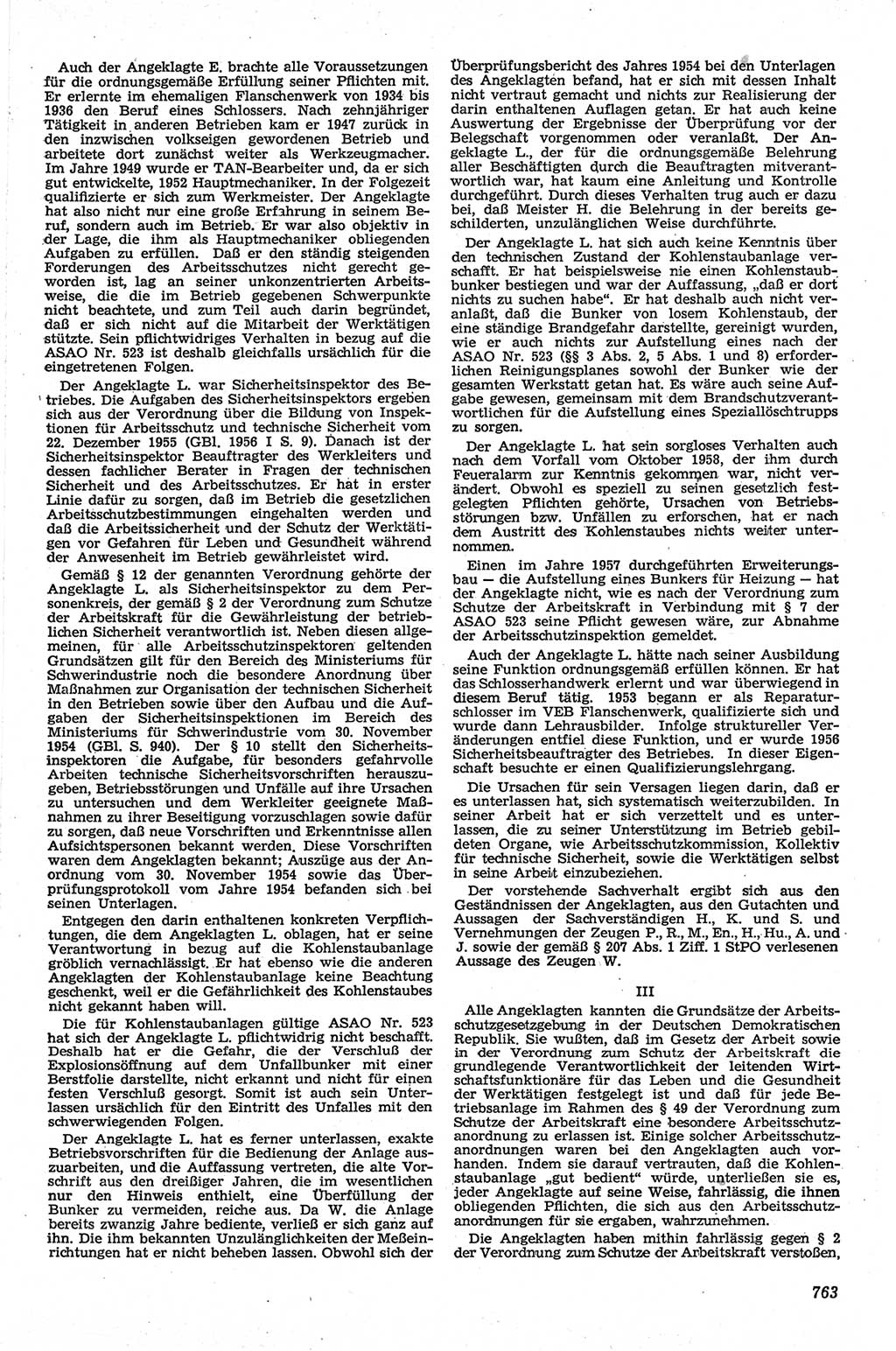 Neue Justiz (NJ), Zeitschrift für Recht und Rechtswissenschaft [Deutsche Demokratische Republik (DDR)], 13. Jahrgang 1959, Seite 763 (NJ DDR 1959, S. 763)