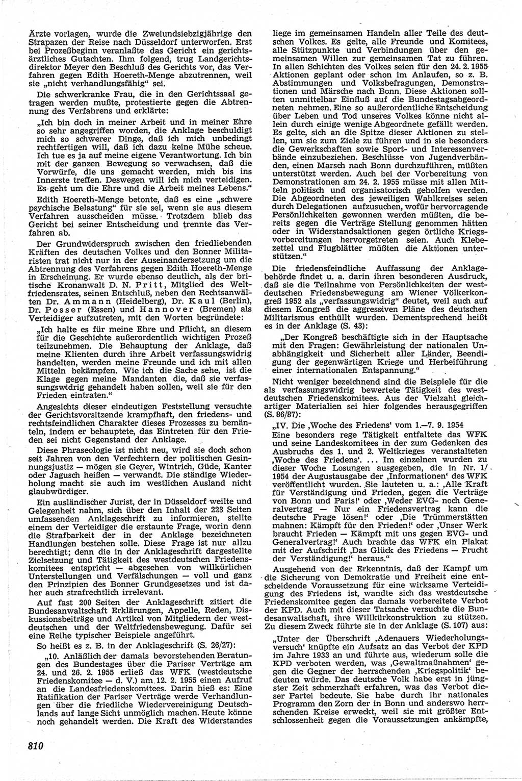 Neue Justiz (NJ), Zeitschrift für Recht und Rechtswissenschaft [Deutsche Demokratische Republik (DDR)], 13. Jahrgang 1959, Seite 810 (NJ DDR 1959, S. 810)