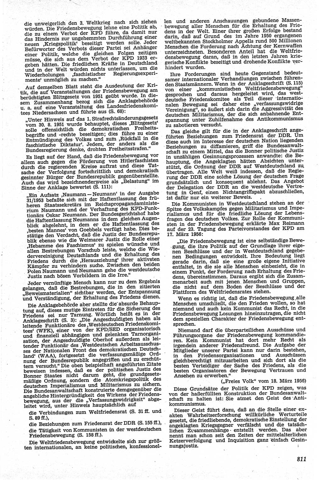 Neue Justiz (NJ), Zeitschrift für Recht und Rechtswissenschaft [Deutsche Demokratische Republik (DDR)], 13. Jahrgang 1959, Seite 811 (NJ DDR 1959, S. 811)