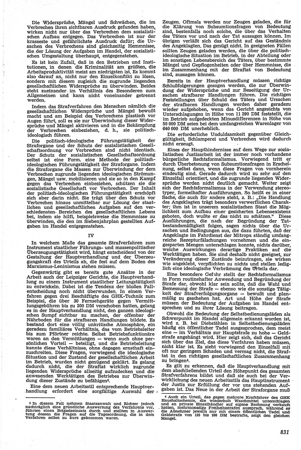 Neue Justiz (NJ), Zeitschrift für Recht und Rechtswissenschaft [Deutsche Demokratische Republik (DDR)], 13. Jahrgang 1959, Seite 831 (NJ DDR 1959, S. 831)