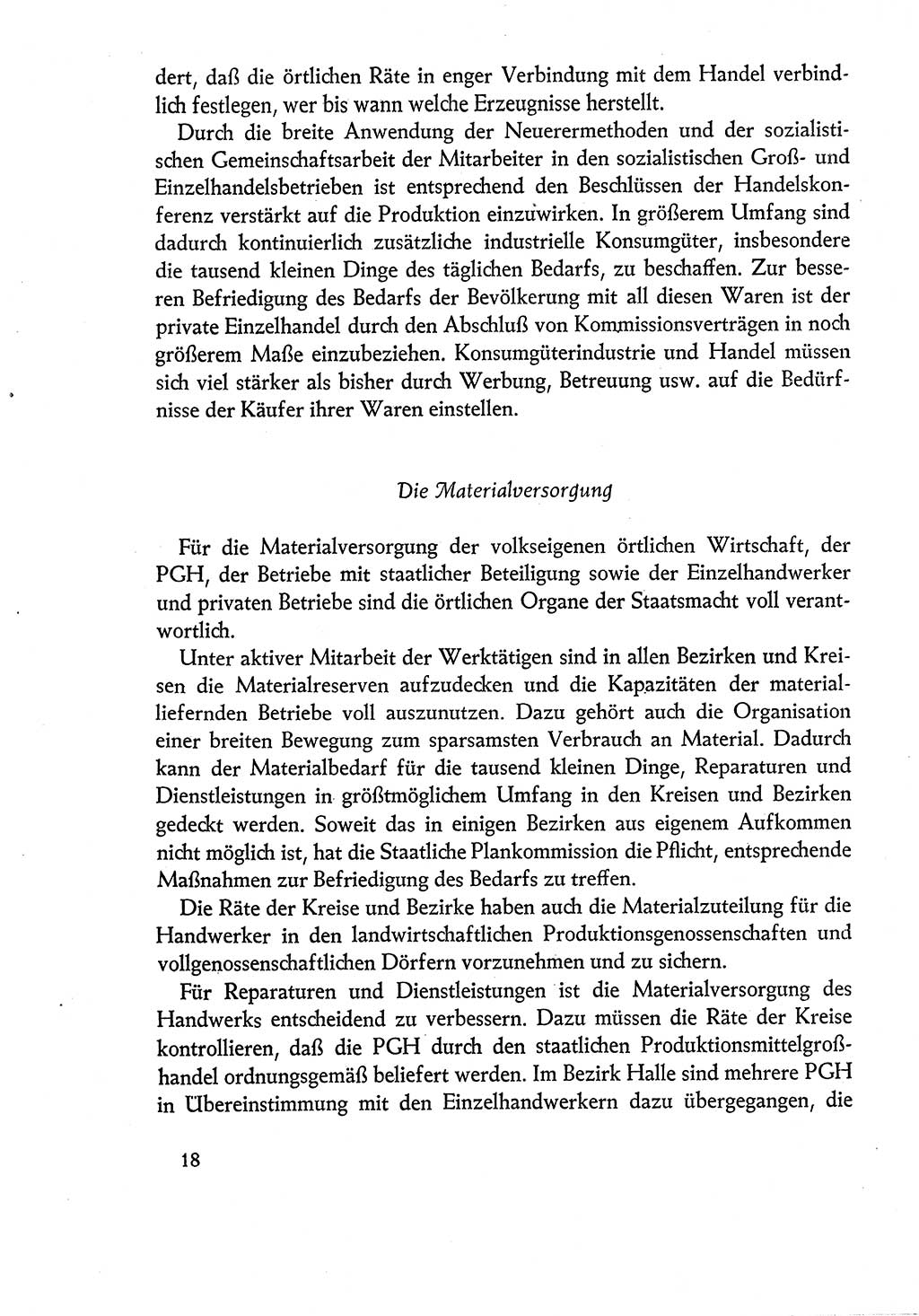 Dokumente der Sozialistischen Einheitspartei Deutschlands (SED) [Deutsche Demokratische Republik (DDR)] 1960-1961, Seite 18 (Dok. SED DDR 1960-1961, S. 18)