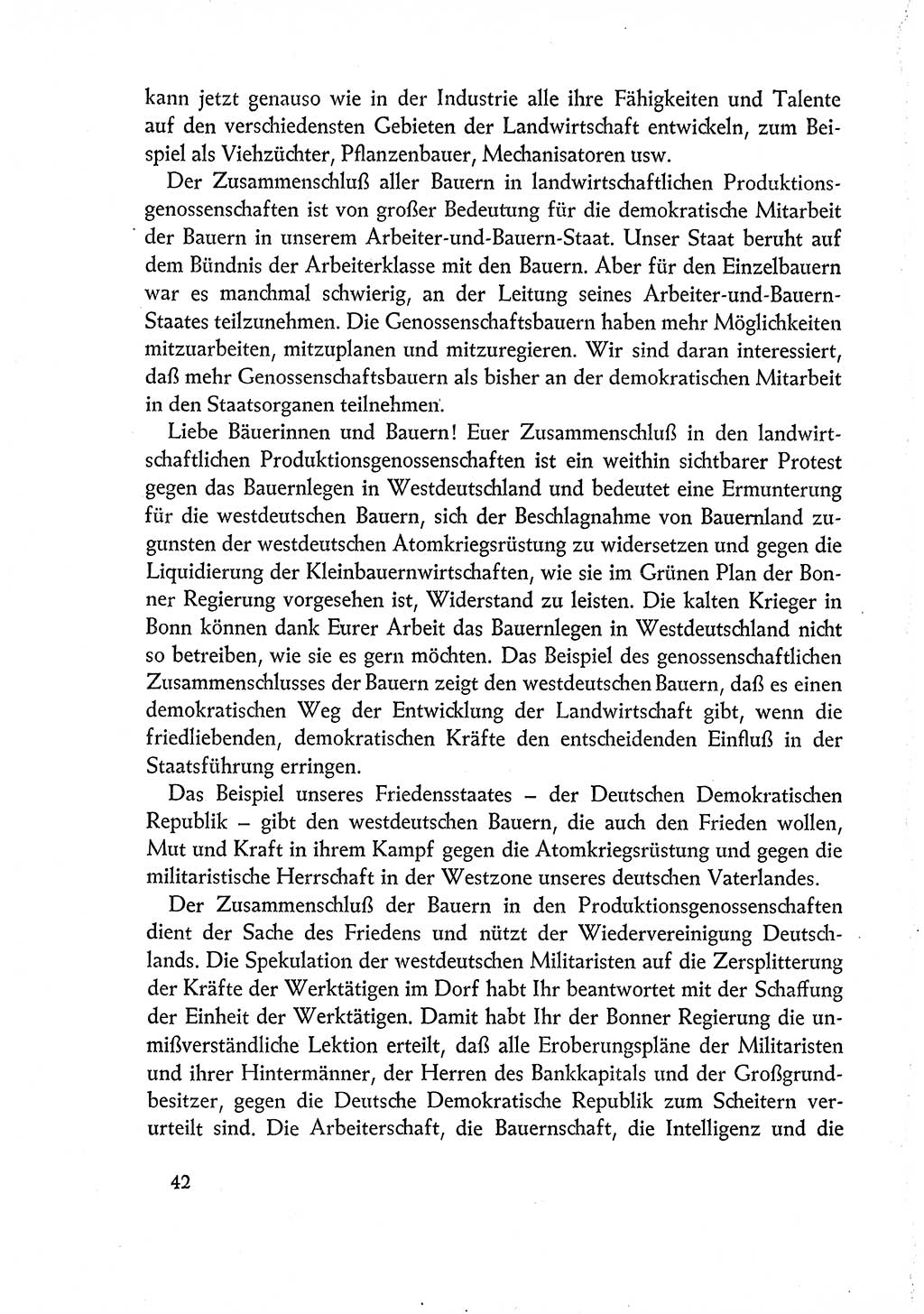 Dokumente der Sozialistischen Einheitspartei Deutschlands (SED) [Deutsche Demokratische Republik (DDR)] 1960-1961, Seite 42 (Dok. SED DDR 1960-1961, S. 42)