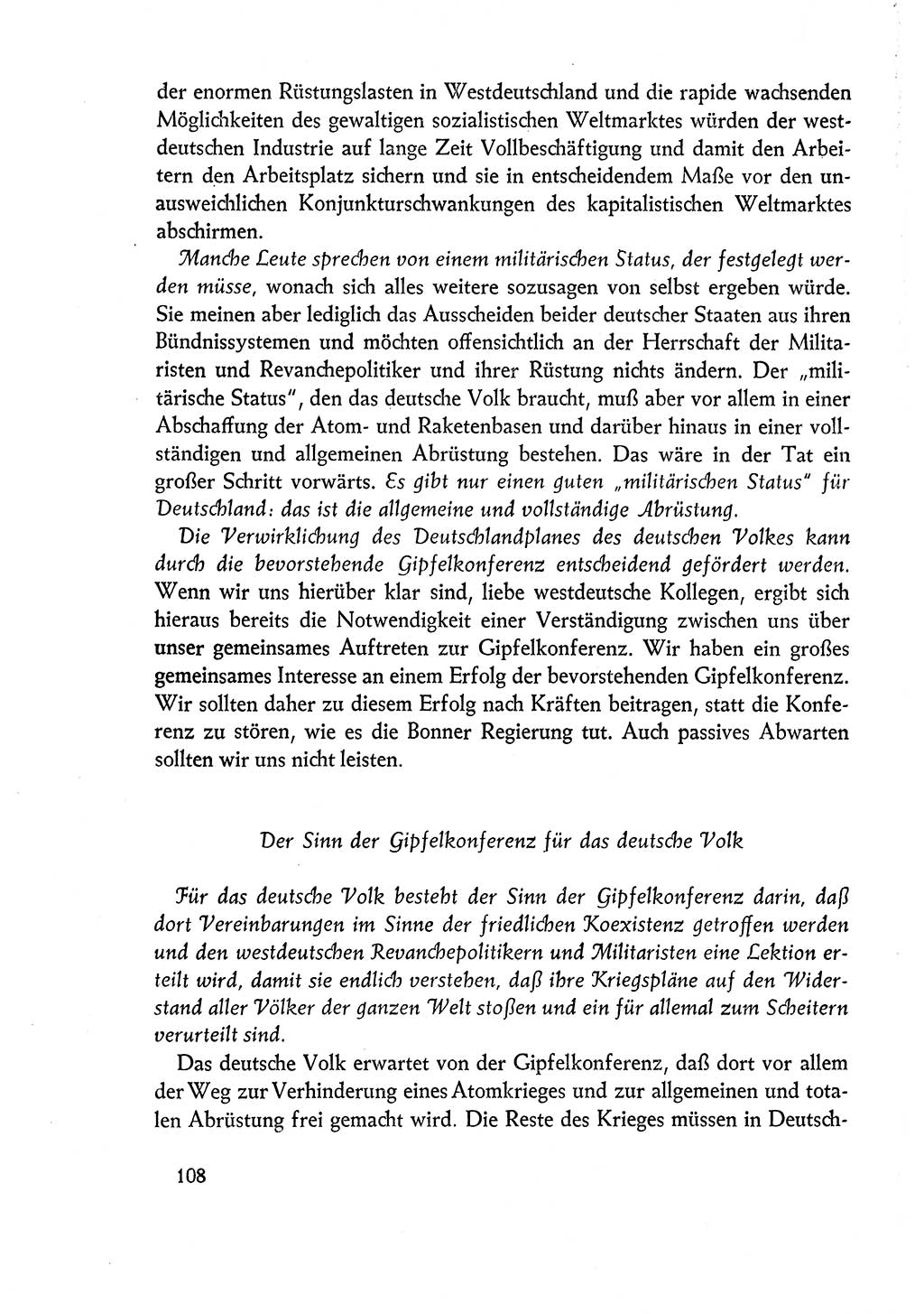 Dokumente der Sozialistischen Einheitspartei Deutschlands (SED) [Deutsche Demokratische Republik (DDR)] 1960-1961, Seite 108 (Dok. SED DDR 1960-1961, S. 108)