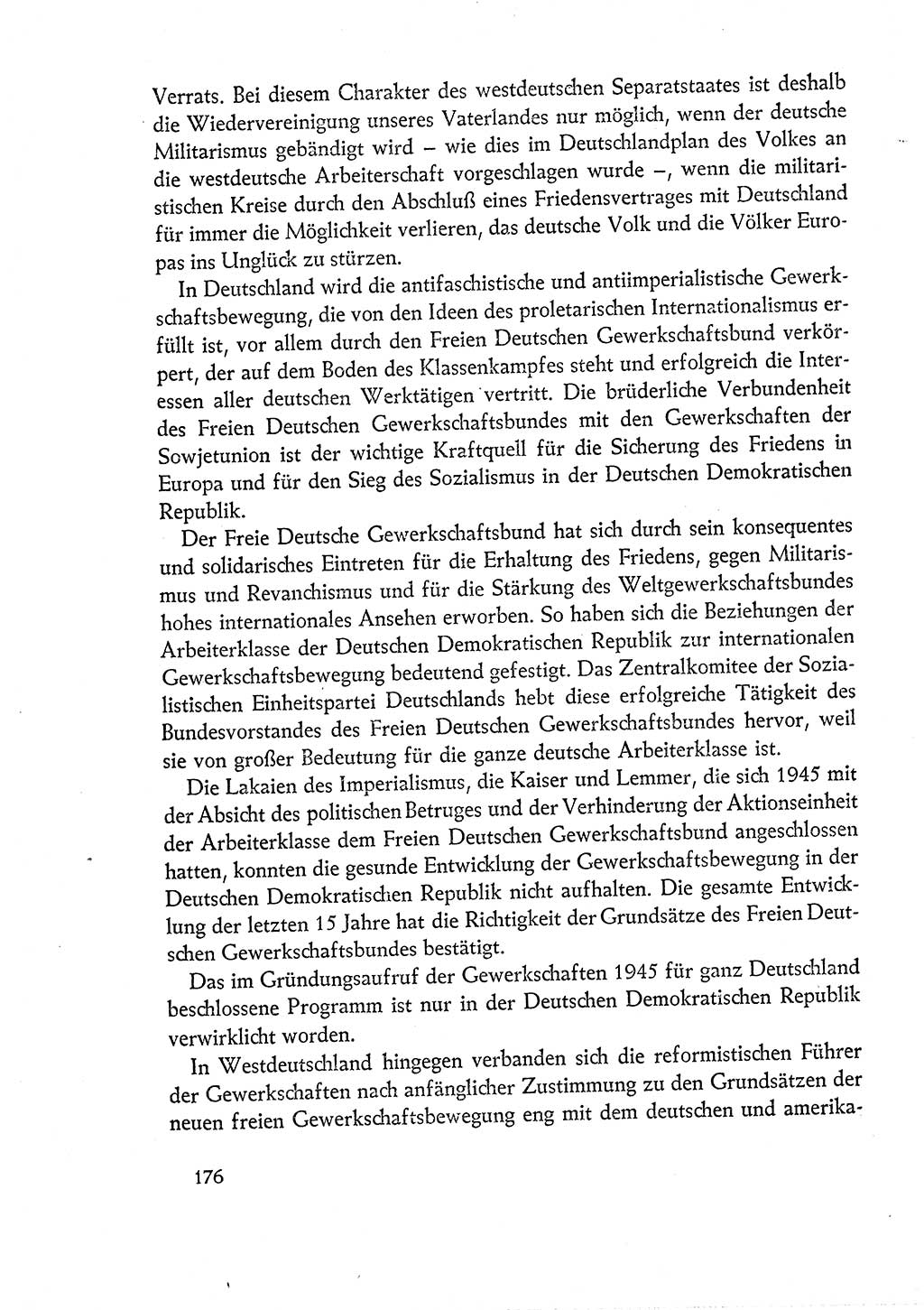 Dokumente der Sozialistischen Einheitspartei Deutschlands (SED) [Deutsche Demokratische Republik (DDR)] 1960-1961, Seite 176 (Dok. SED DDR 1960-1961, S. 176)