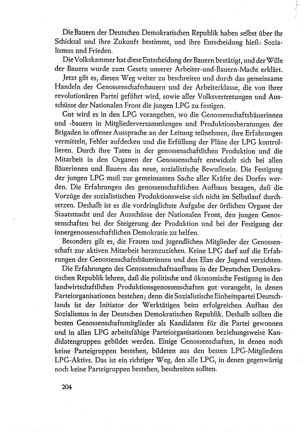 Dokumente der Sozialistischen Einheitspartei Deutschlands (SED) [Deutsche Demokratische Republik (DDR)] 1960-1961, Seite 204 (Dok. SED DDR 1960-1961, S. 204)