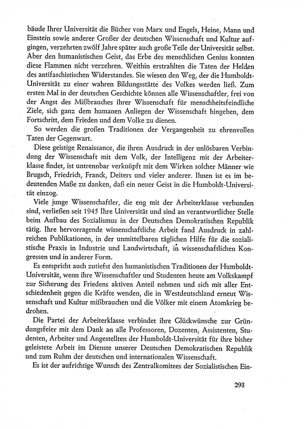 Dokumente der Sozialistischen Einheitspartei Deutschlands (SED) [Deutsche Demokratische Republik (DDR)] 1960-1961, Seite 293 (Dok. SED DDR 1960-1961, S. 293)