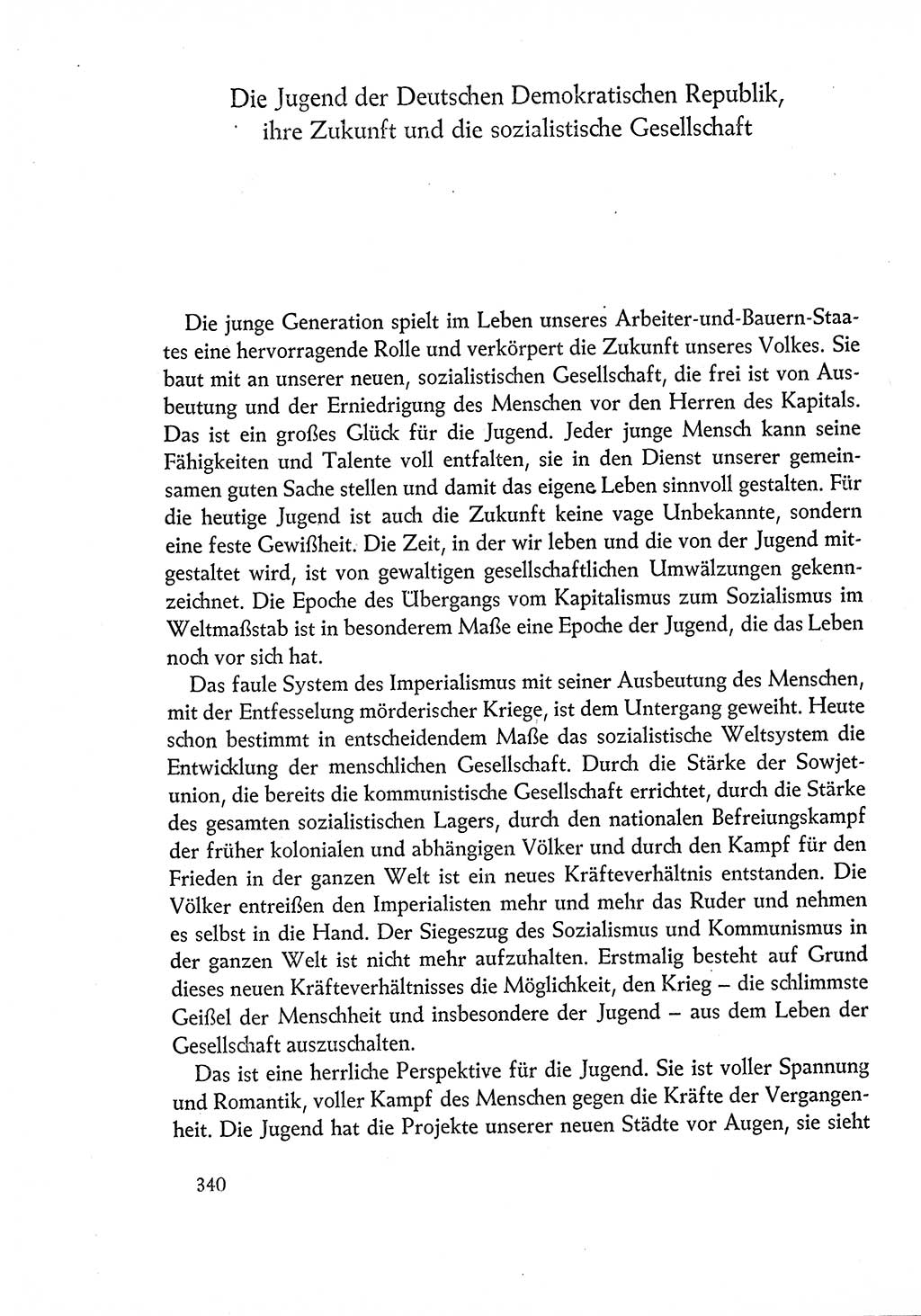 Dokumente der Sozialistischen Einheitspartei Deutschlands (SED) [Deutsche Demokratische Republik (DDR)] 1960-1961, Seite 340 (Dok. SED DDR 1960-1961, S. 340)