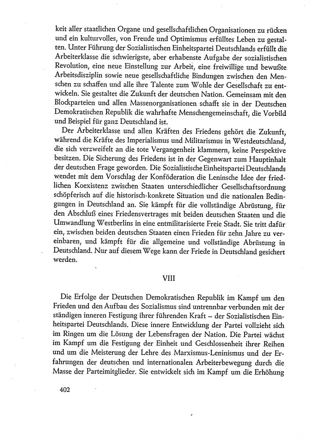Dokumente der Sozialistischen Einheitspartei Deutschlands (SED) [Deutsche Demokratische Republik (DDR)] 1960-1961, Seite 402 (Dok. SED DDR 1960-1961, S. 402)