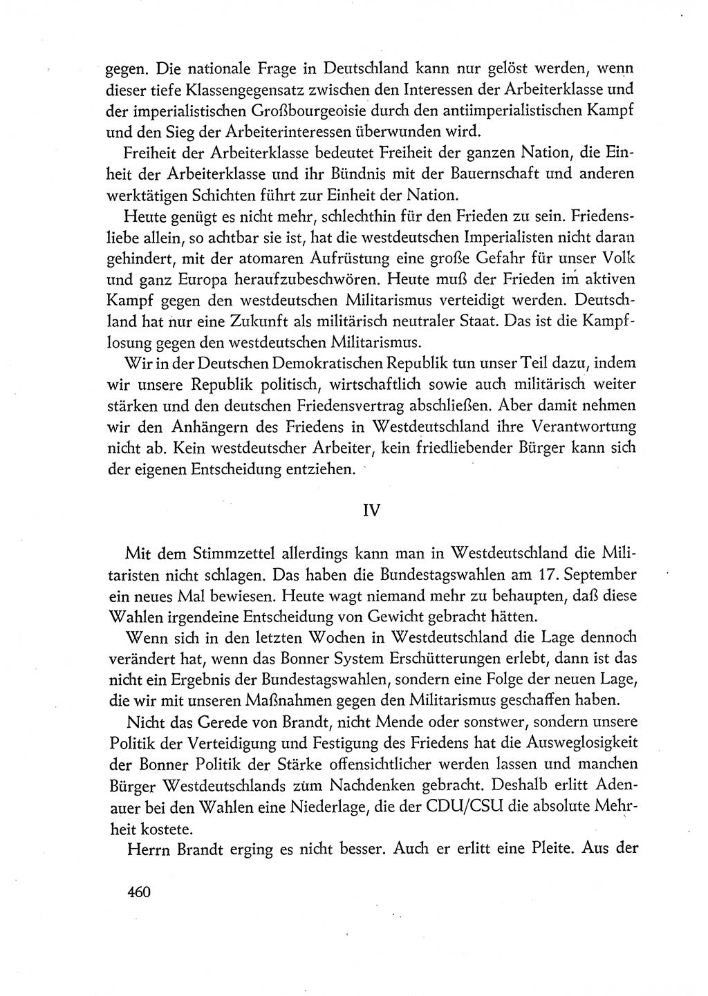 Dokumente der Sozialistischen Einheitspartei Deutschlands (SED) [Deutsche Demokratische Republik (DDR)] 1960-1961, Seite 460 (Dok. SED DDR 1960-1961, S. 460)