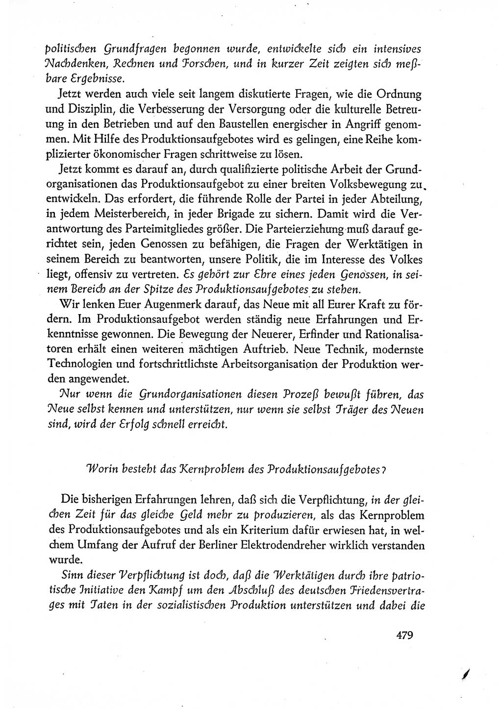 Dokumente der Sozialistischen Einheitspartei Deutschlands (SED) [Deutsche Demokratische Republik (DDR)] 1960-1961, Seite 479 (Dok. SED DDR 1960-1961, S. 479)