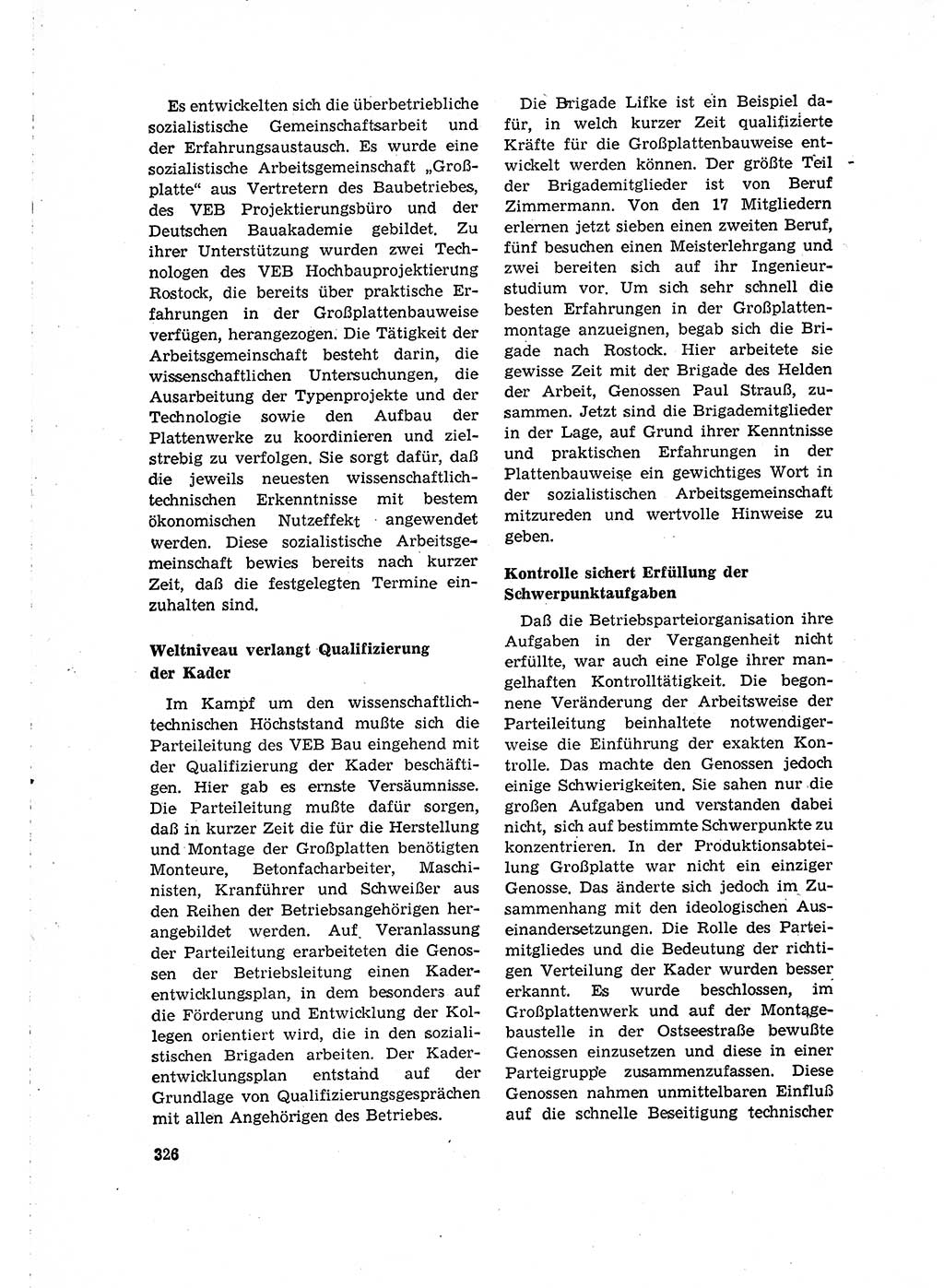 Neuer Weg (NW), Organ des Zentralkomitees (ZK) der SED (Sozialistische Einheitspartei Deutschlands) für Fragen des Parteilebens, 15. Jahrgang [Deutsche Demokratische Republik (DDR)] 1960, Seite 326 (NW ZK SED DDR 1960, S. 326)