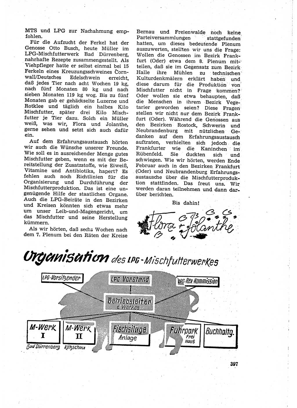 Neuer Weg (NW), Organ des Zentralkomitees (ZK) der SED (Sozialistische Einheitspartei Deutschlands) für Fragen des Parteilebens, 15. Jahrgang [Deutsche Demokratische Republik (DDR)] 1960, Seite 397 (NW ZK SED DDR 1960, S. 397)