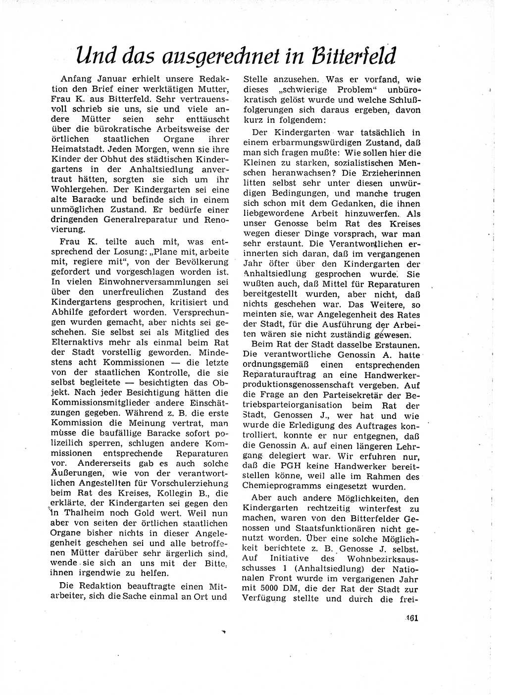 Neuer Weg (NW), Organ des Zentralkomitees (ZK) der SED (Sozialistische Einheitspartei Deutschlands) für Fragen des Parteilebens, 15. Jahrgang [Deutsche Demokratische Republik (DDR)] 1960, Seite 461 (NW ZK SED DDR 1960, S. 461)