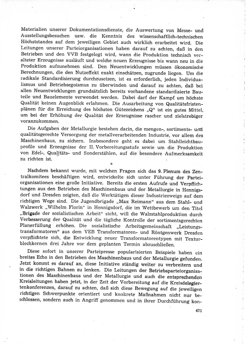 Neuer Weg (NW), Organ des Zentralkomitees (ZK) der SED (Sozialistische Einheitspartei Deutschlands) für Fragen des Parteilebens, 15. Jahrgang [Deutsche Demokratische Republik (DDR)] 1960, Seite 471 (NW ZK SED DDR 1960, S. 471)