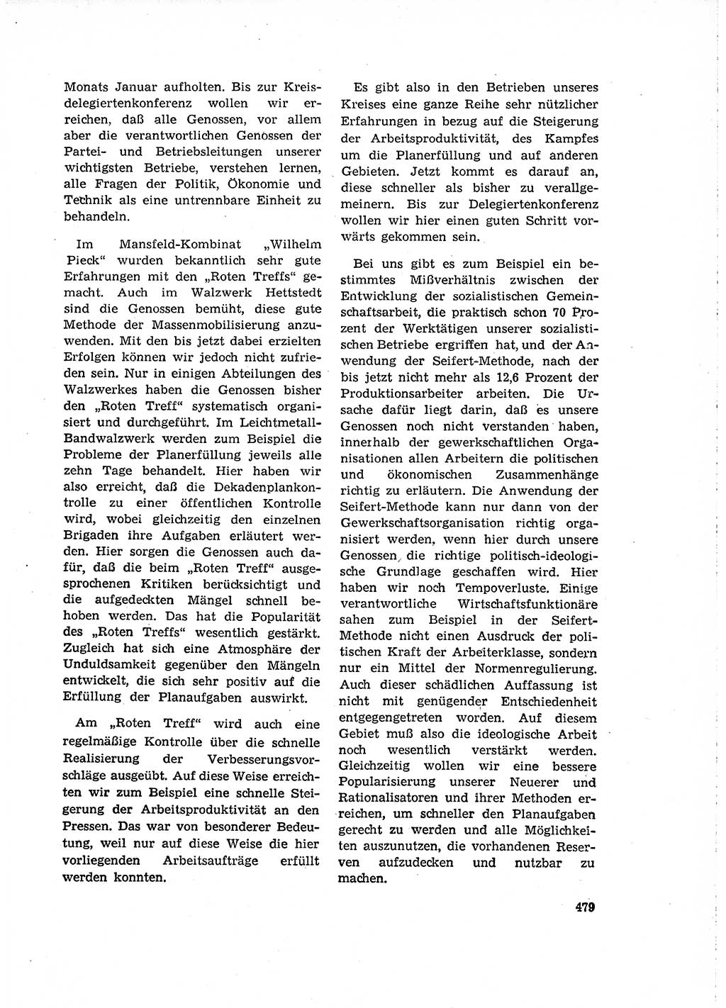 Neuer Weg (NW), Organ des Zentralkomitees (ZK) der SED (Sozialistische Einheitspartei Deutschlands) für Fragen des Parteilebens, 15. Jahrgang [Deutsche Demokratische Republik (DDR)] 1960, Seite 479 (NW ZK SED DDR 1960, S. 479)