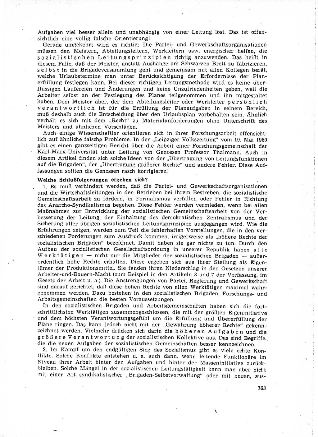 Neuer Weg (NW), Organ des Zentralkomitees (ZK) der SED (Sozialistische Einheitspartei Deutschlands) für Fragen des Parteilebens, 15. Jahrgang [Deutsche Demokratische Republik (DDR)] 1960, Seite 763 (NW ZK SED DDR 1960, S. 763)