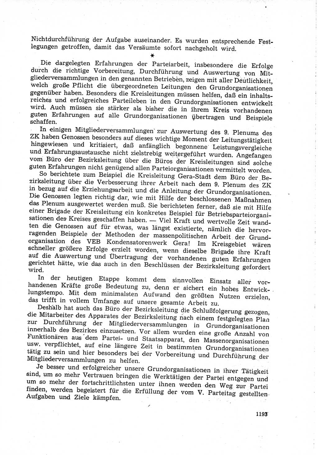 Neuer Weg (NW), Organ des Zentralkomitees (ZK) der SED (Sozialistische Einheitspartei Deutschlands) für Fragen des Parteilebens, 15. Jahrgang [Deutsche Demokratische Republik (DDR)] 1960, Seite 1193 (NW ZK SED DDR 1960, S. 1193)