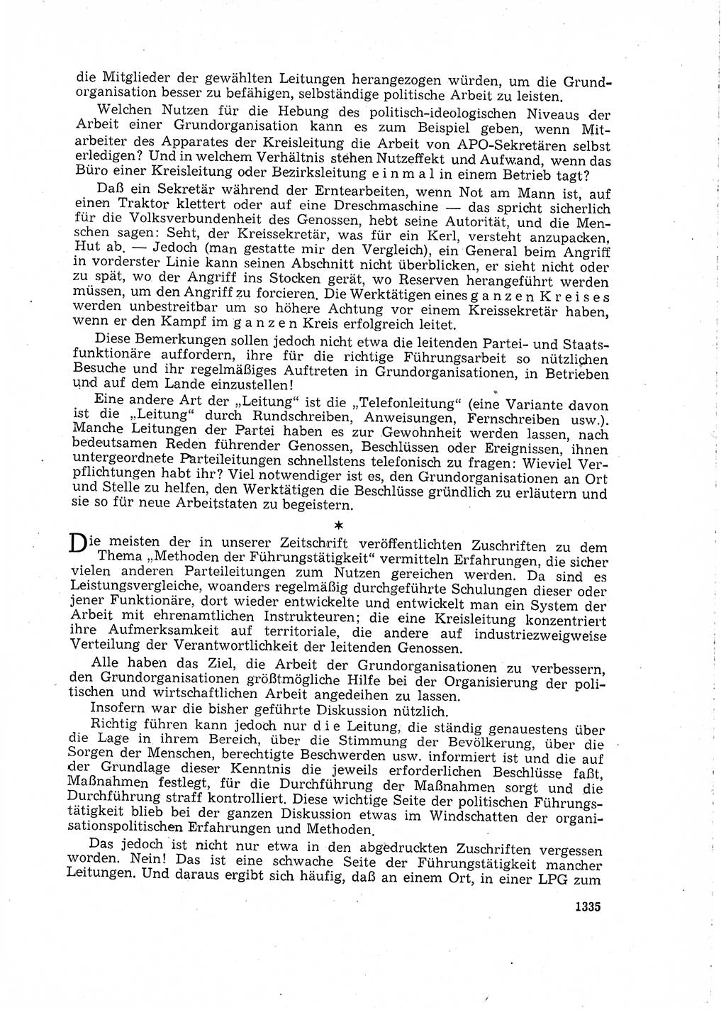 Neuer Weg (NW), Organ des Zentralkomitees (ZK) der SED (Sozialistische Einheitspartei Deutschlands) für Fragen des Parteilebens, 15. Jahrgang [Deutsche Demokratische Republik (DDR)] 1960, Seite 1335 (NW ZK SED DDR 1960, S. 1335)