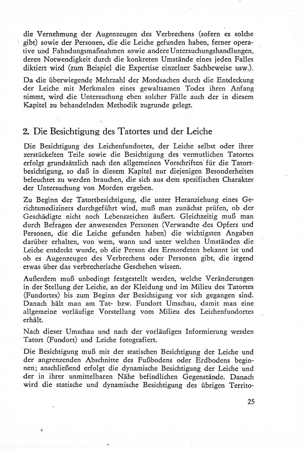 Die Untersuchung einzelner Verbrechensarten [Deutsche Demokratische Republik (DDR)] 1960, Seite 25 (Unters. Verbr.-Art. DDR 1960, S. 25)