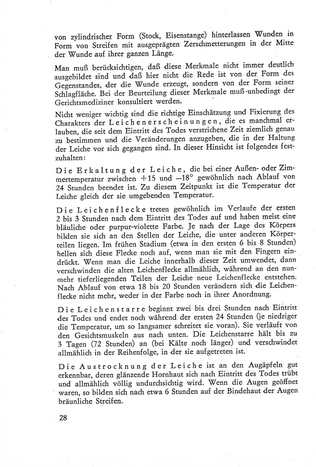 Die Untersuchung einzelner Verbrechensarten [Deutsche Demokratische Republik (DDR)] 1960, Seite 28 (Unters. Verbr.-Art. DDR 1960, S. 28)